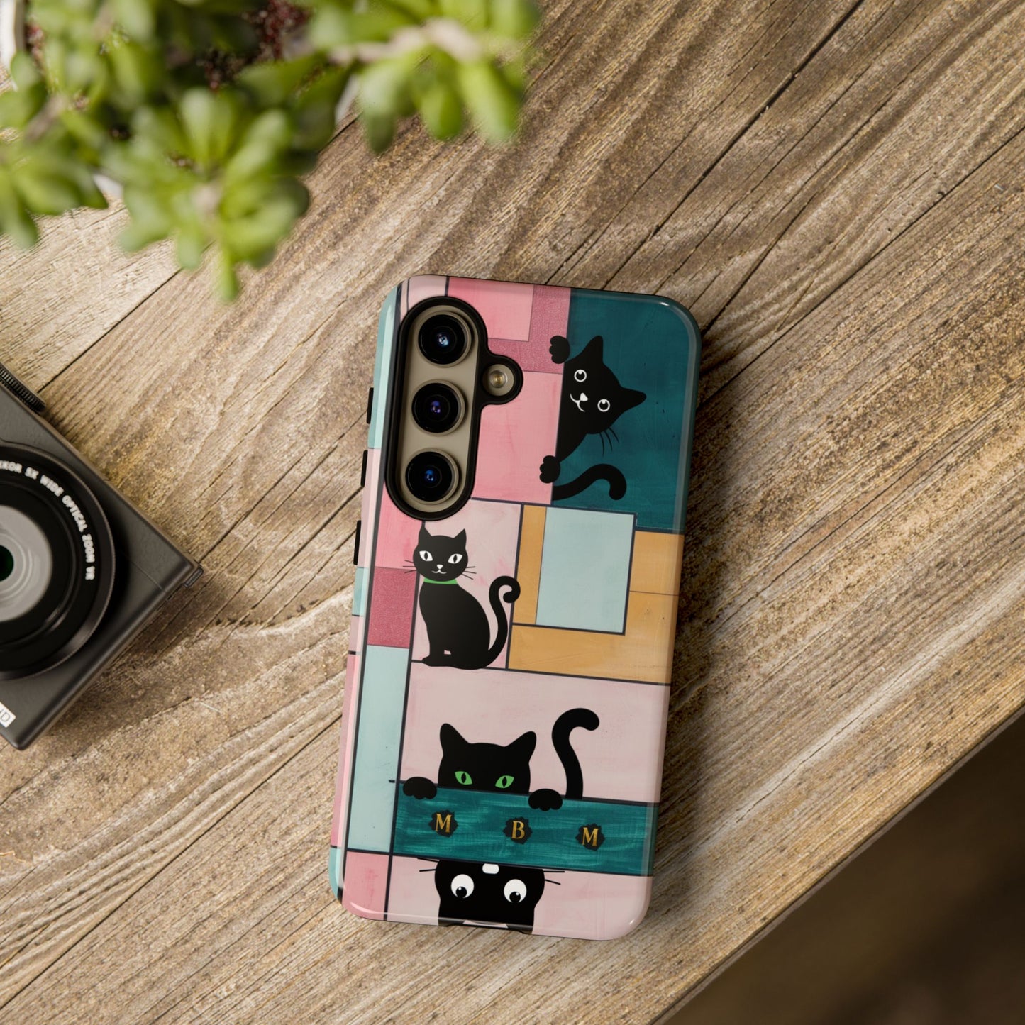 Block Cats Samsung Galaxy S Tough Case