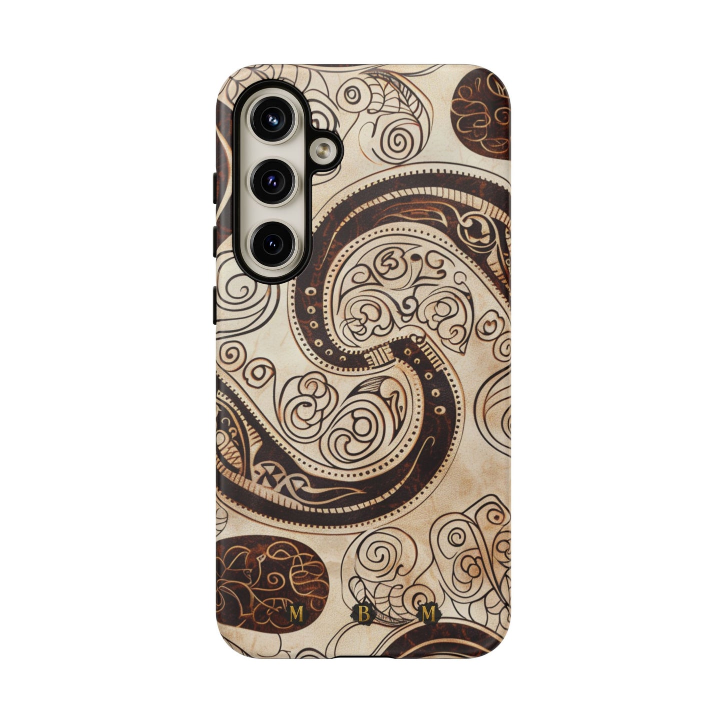 Sepia Scroll Samsung Galaxy S Tough Case