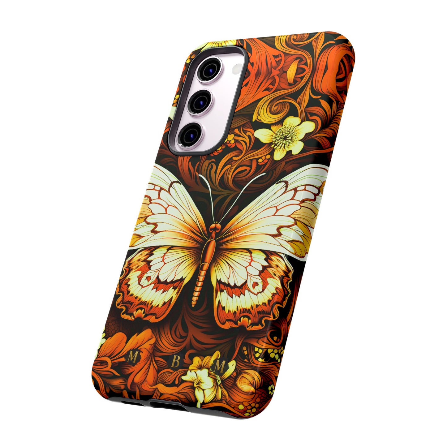 Vintage Orange Samsung Galaxy S Tough Case