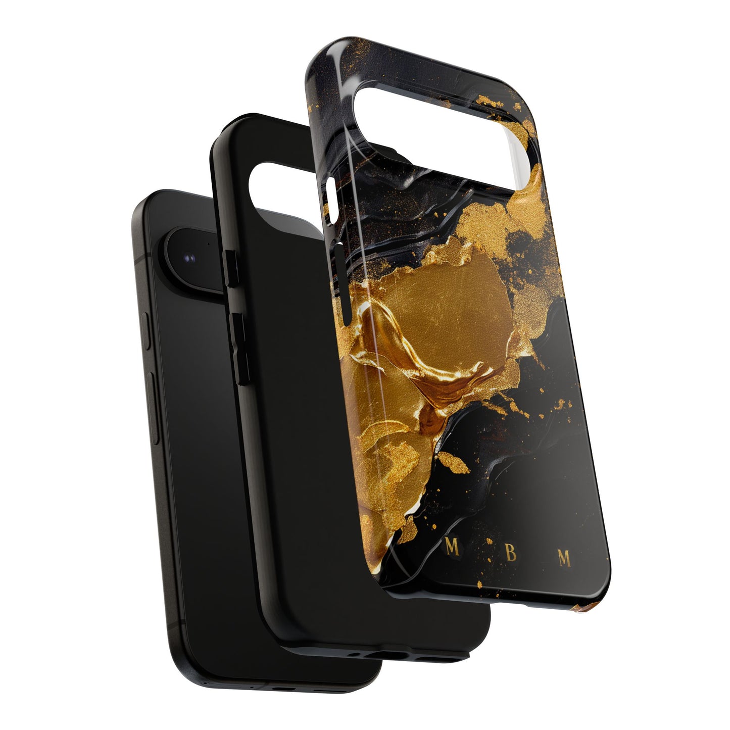 Black Gold Google Pixel Tough Case