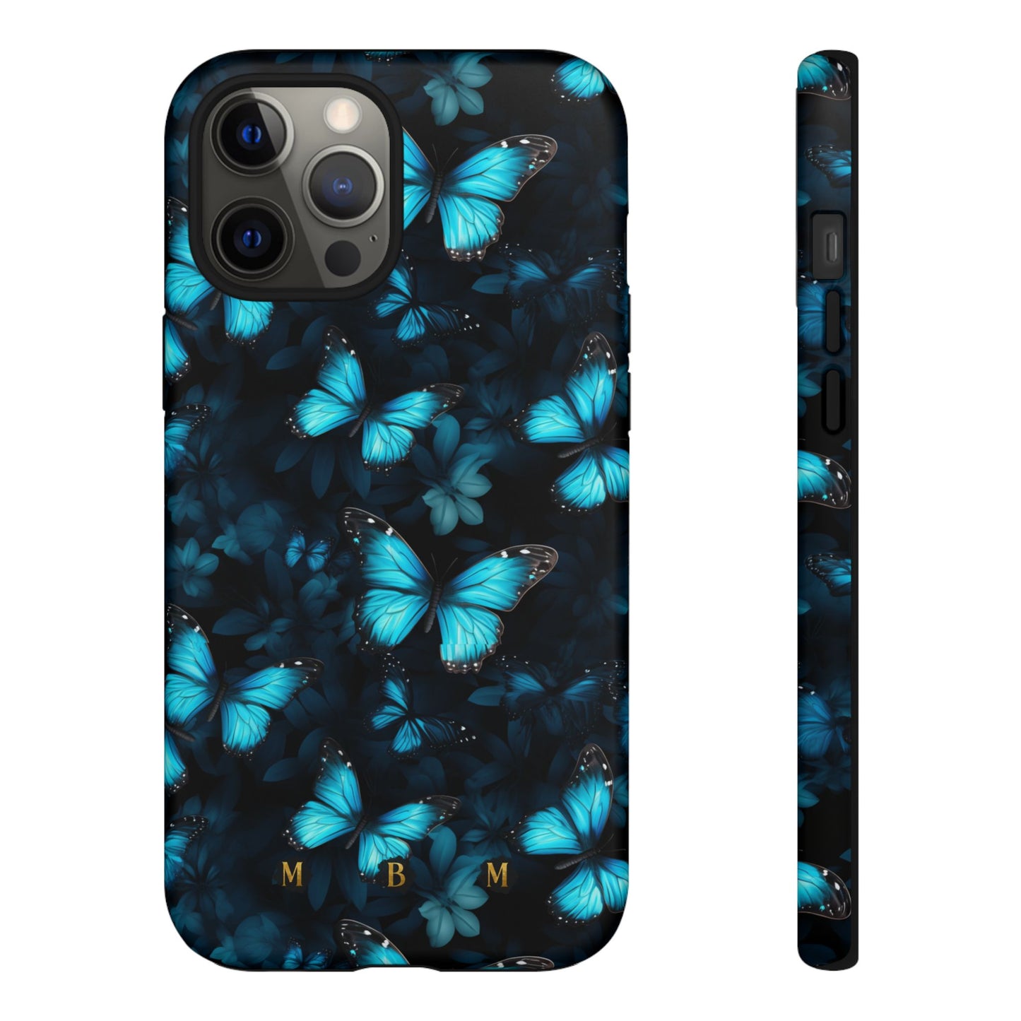 Blue Butterflies iPhone Tough Case