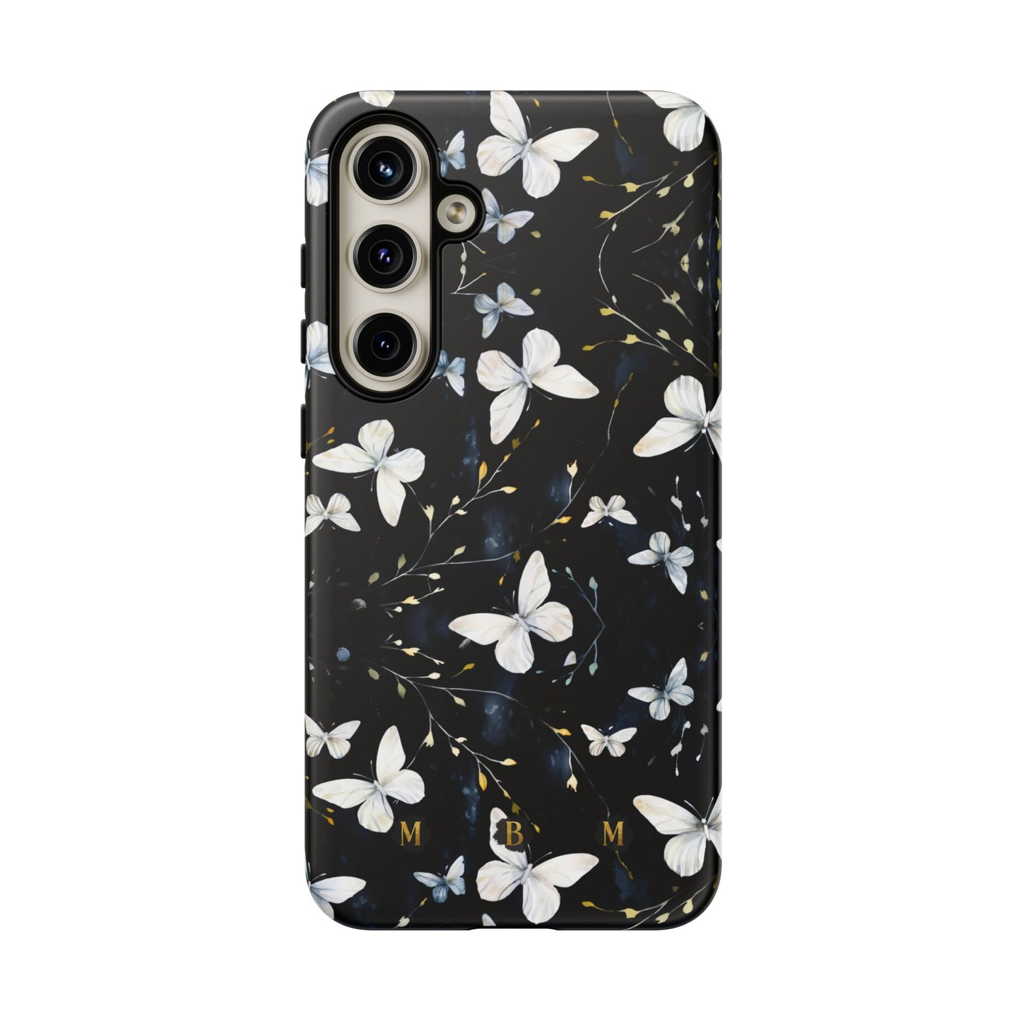 White Butterflies Samsung Galaxy S Tough Case