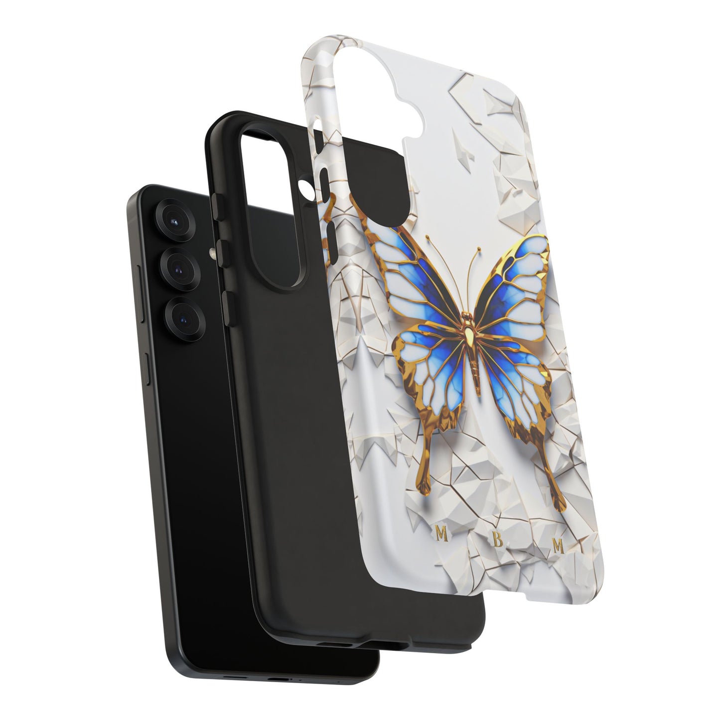 Sapphire Butterfly Samsung Galaxy S Tough Case