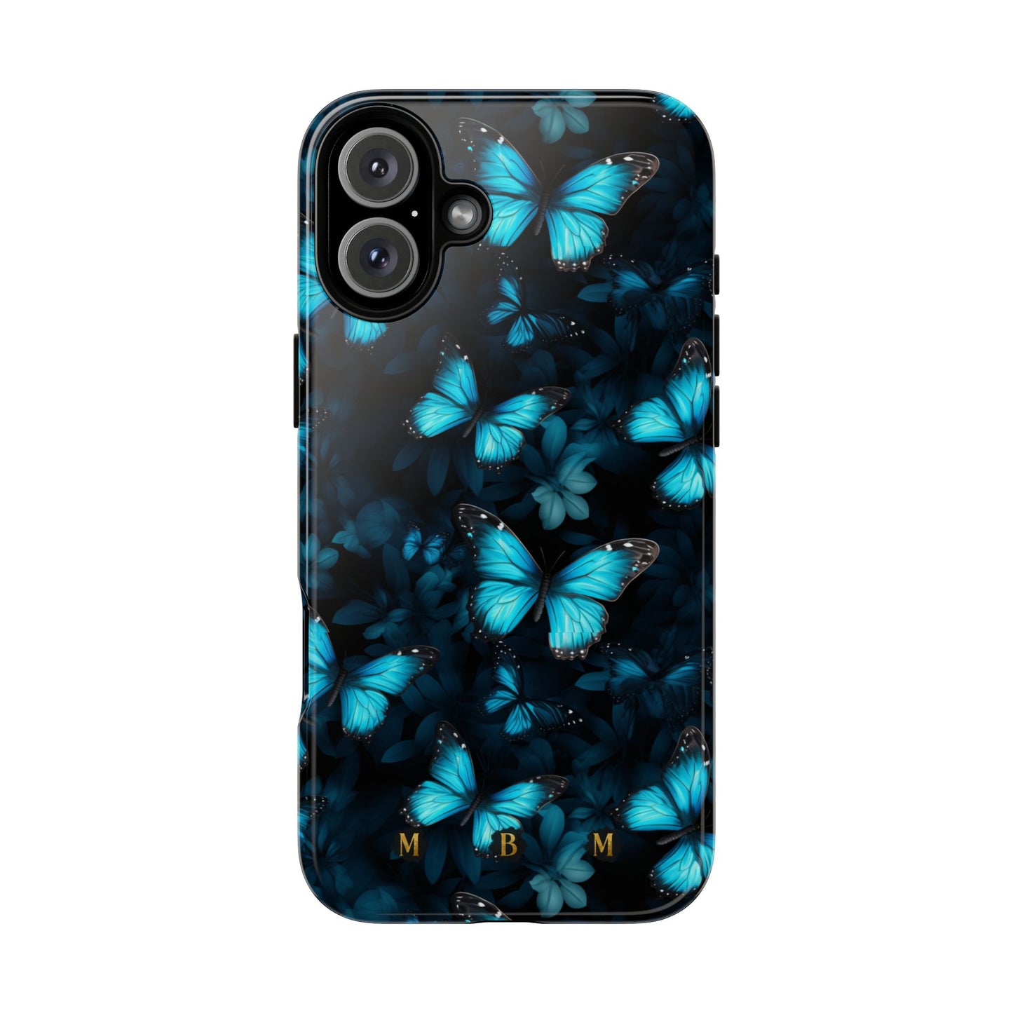 Blue Butterflies iPhone Tough Case