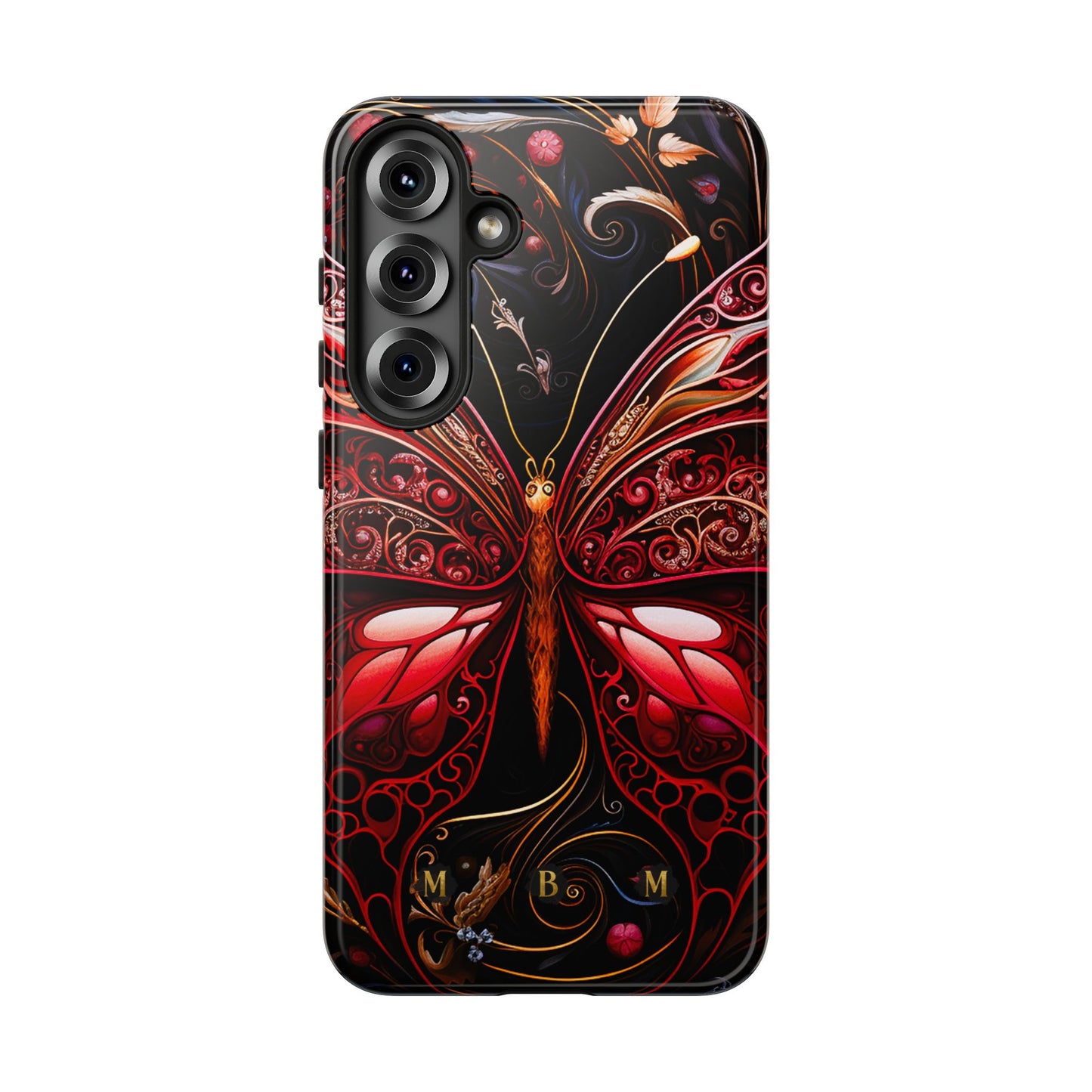 Red Butterfly Samsung Galaxy S Tough Case