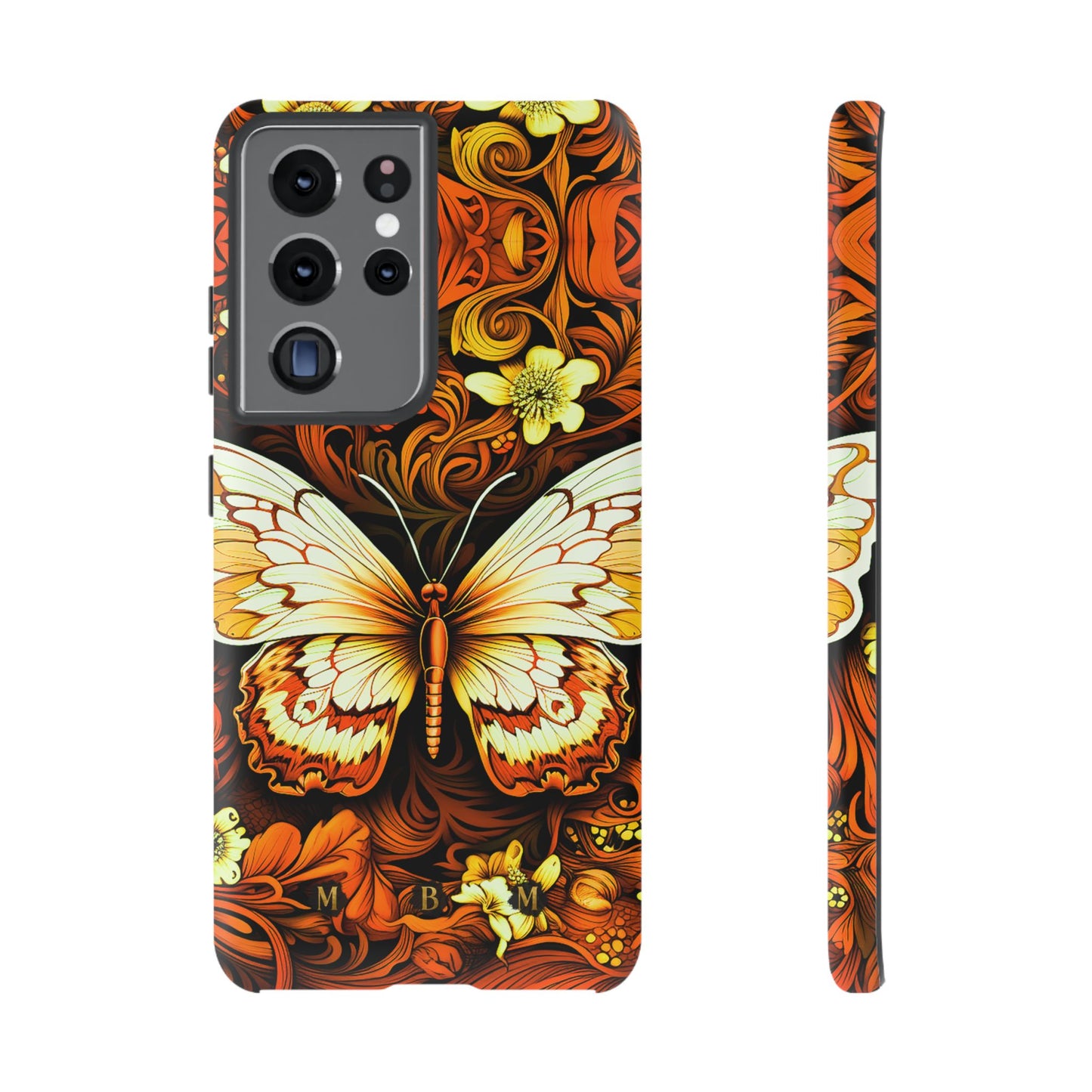 Vintage Orange Samsung Galaxy S Tough Case