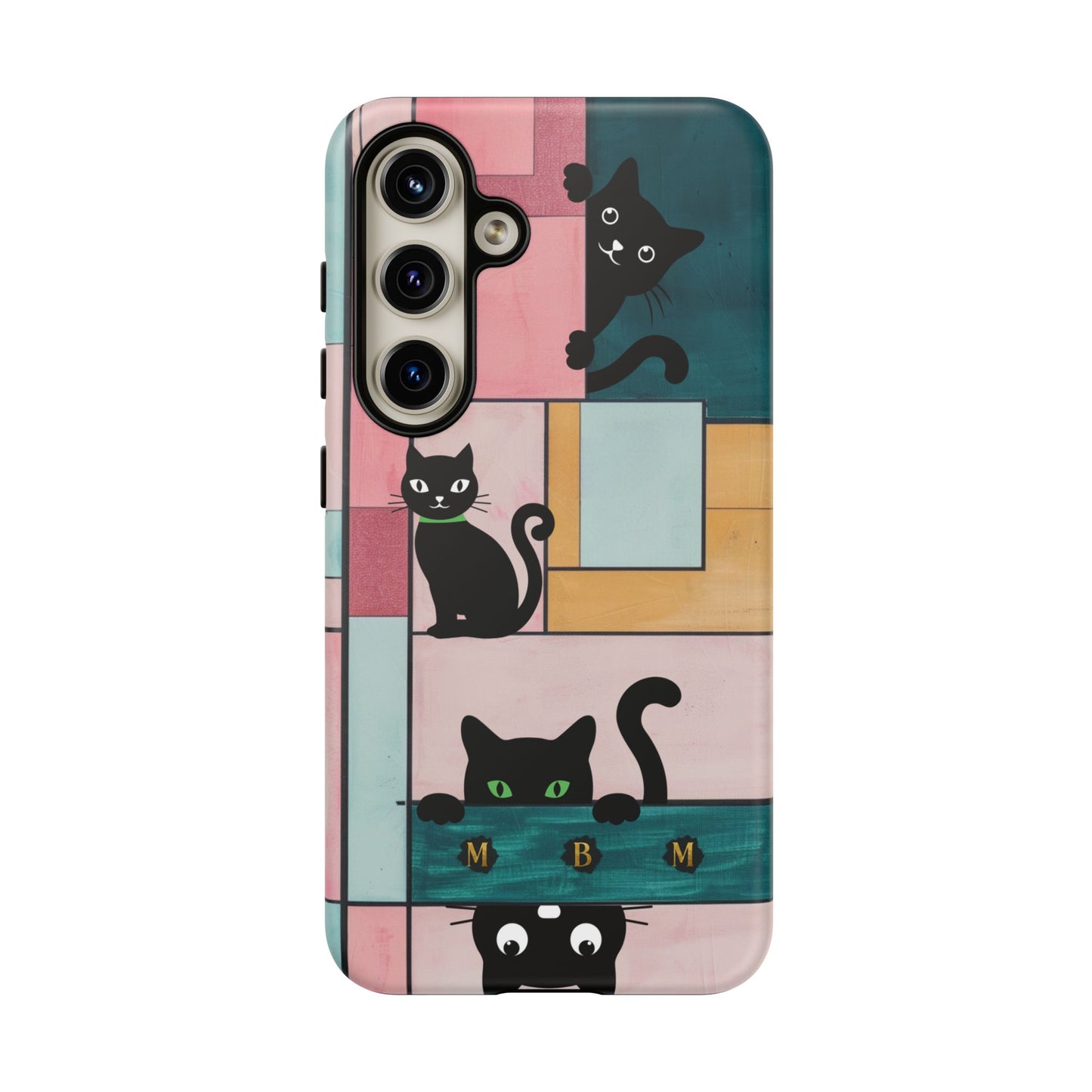 Block Cats Samsung Galaxy S Tough Case