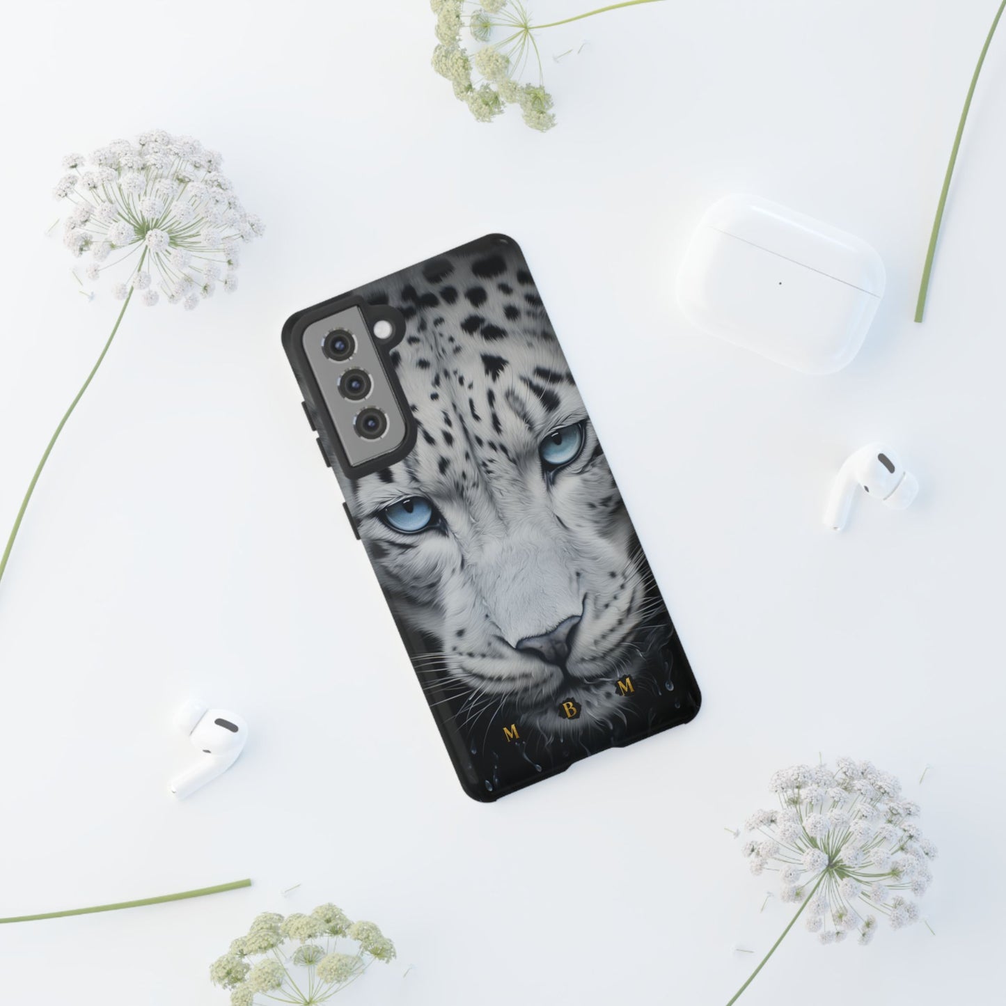 White Leopard Samsung Galaxy S Tough Case