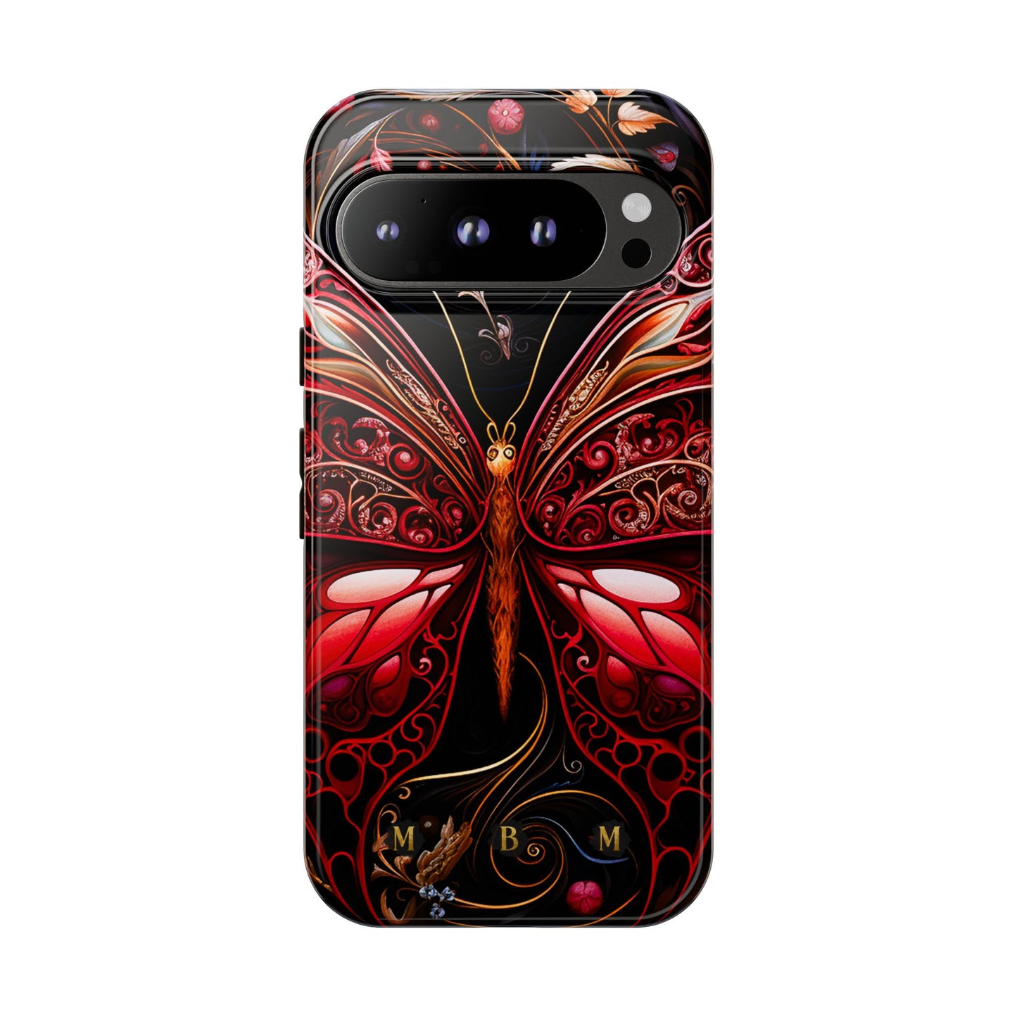 Red Butterfly Google Pixel Tough Case