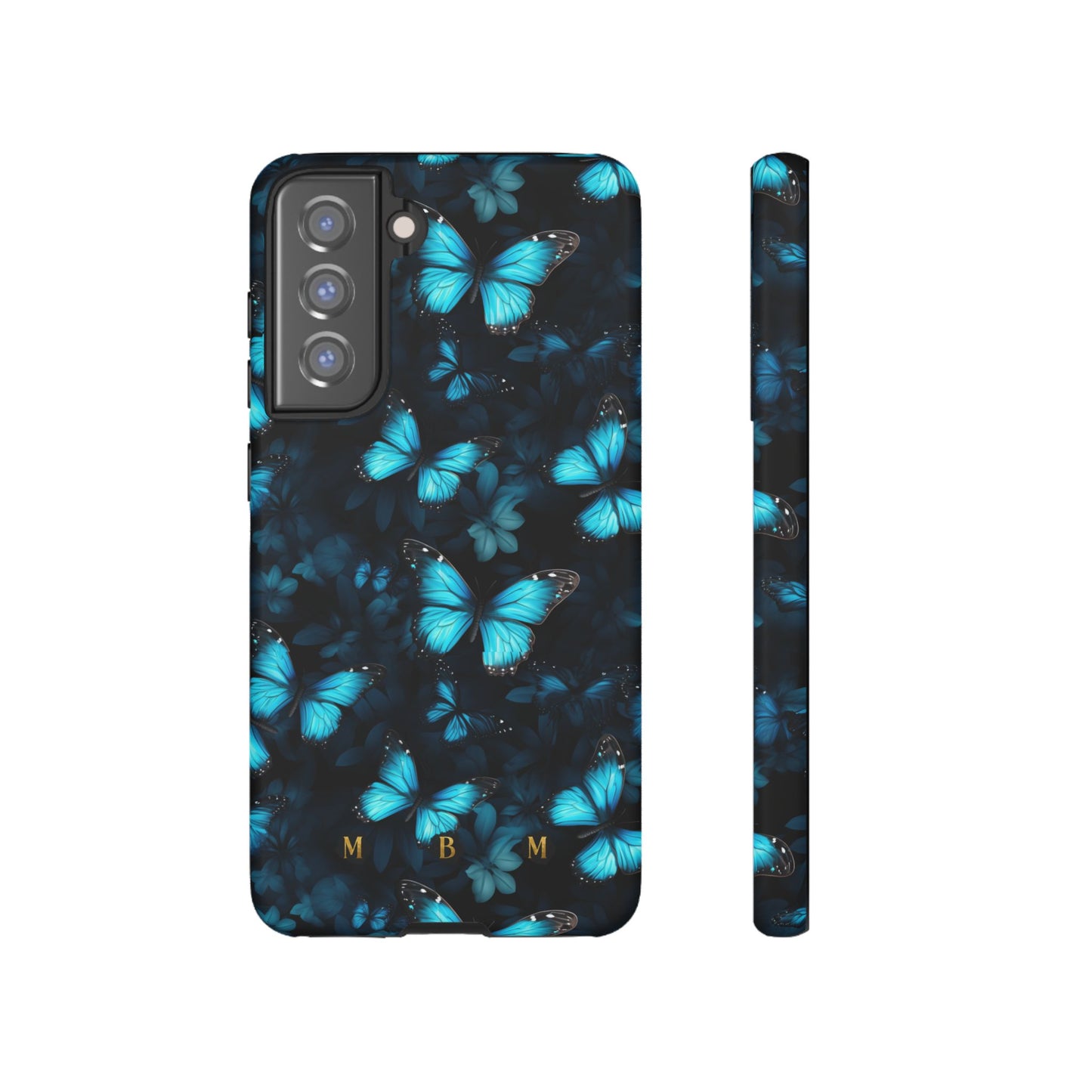 Blue Butterflies Samsung Galaxy S Tough Case