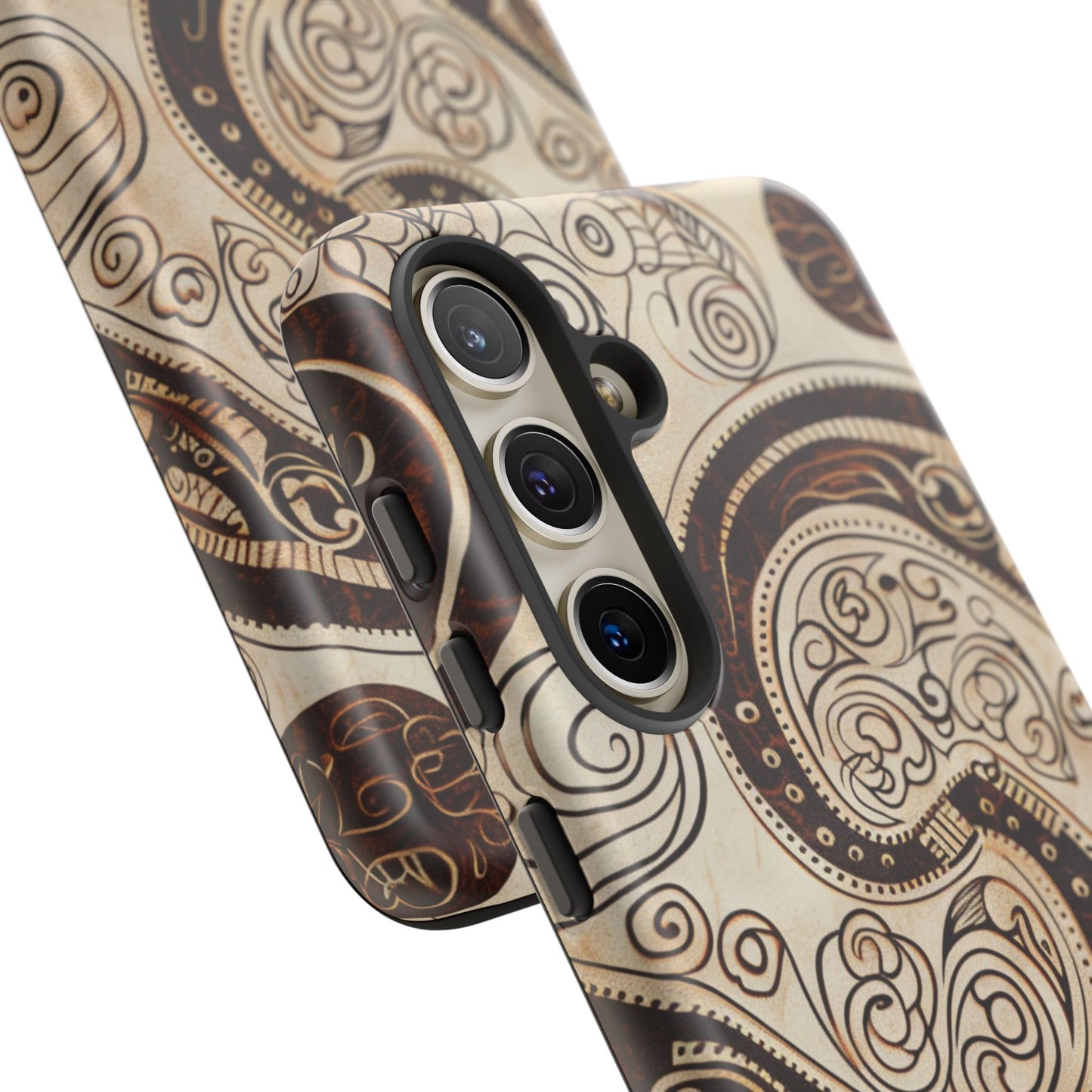 Sepia Scroll Samsung Galaxy S Tough Case