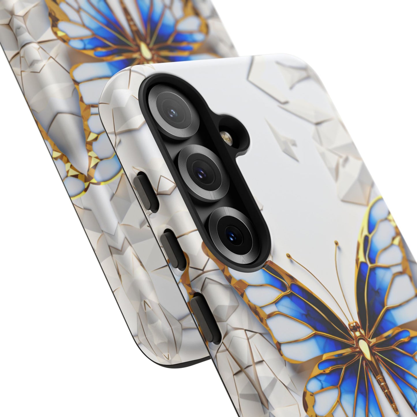 Sapphire Butterfly Samsung Galaxy S Tough Case