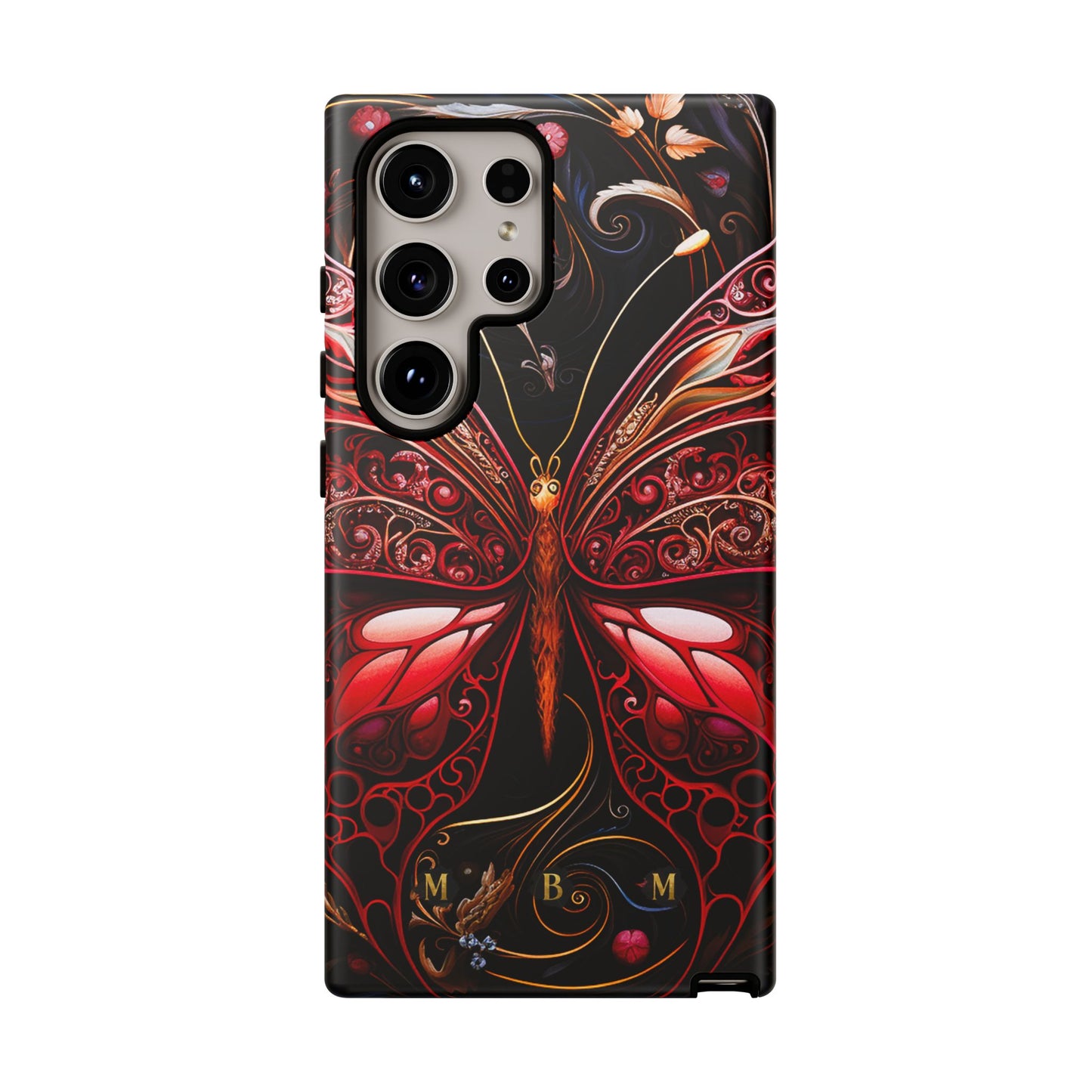 Red Butterfly Samsung Galaxy S Tough Case