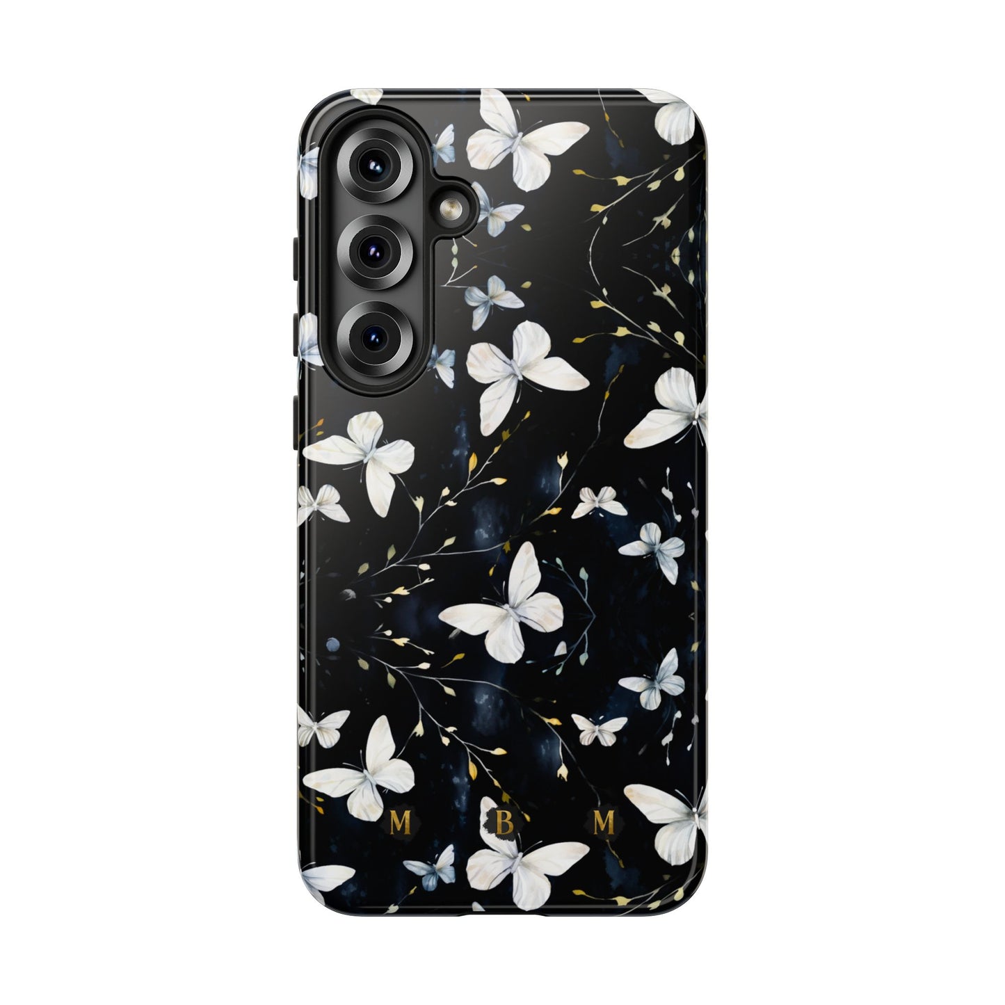 White Butterflies Samsung Galaxy S Tough Case
