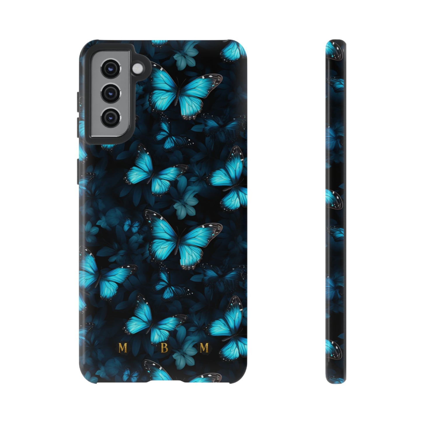Blue Butterflies Samsung Galaxy S Tough Case