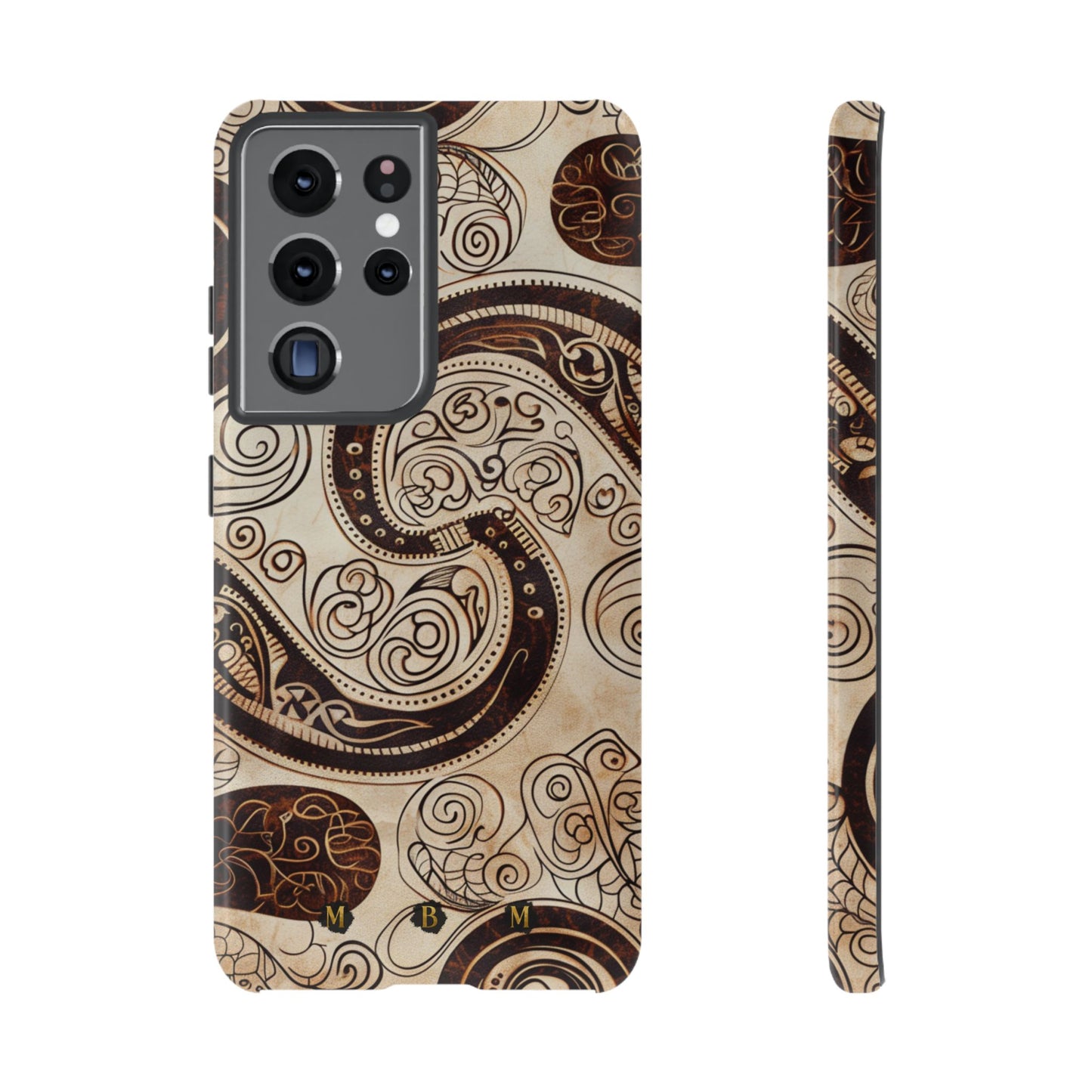 Sepia Scroll Samsung Galaxy S Tough Case