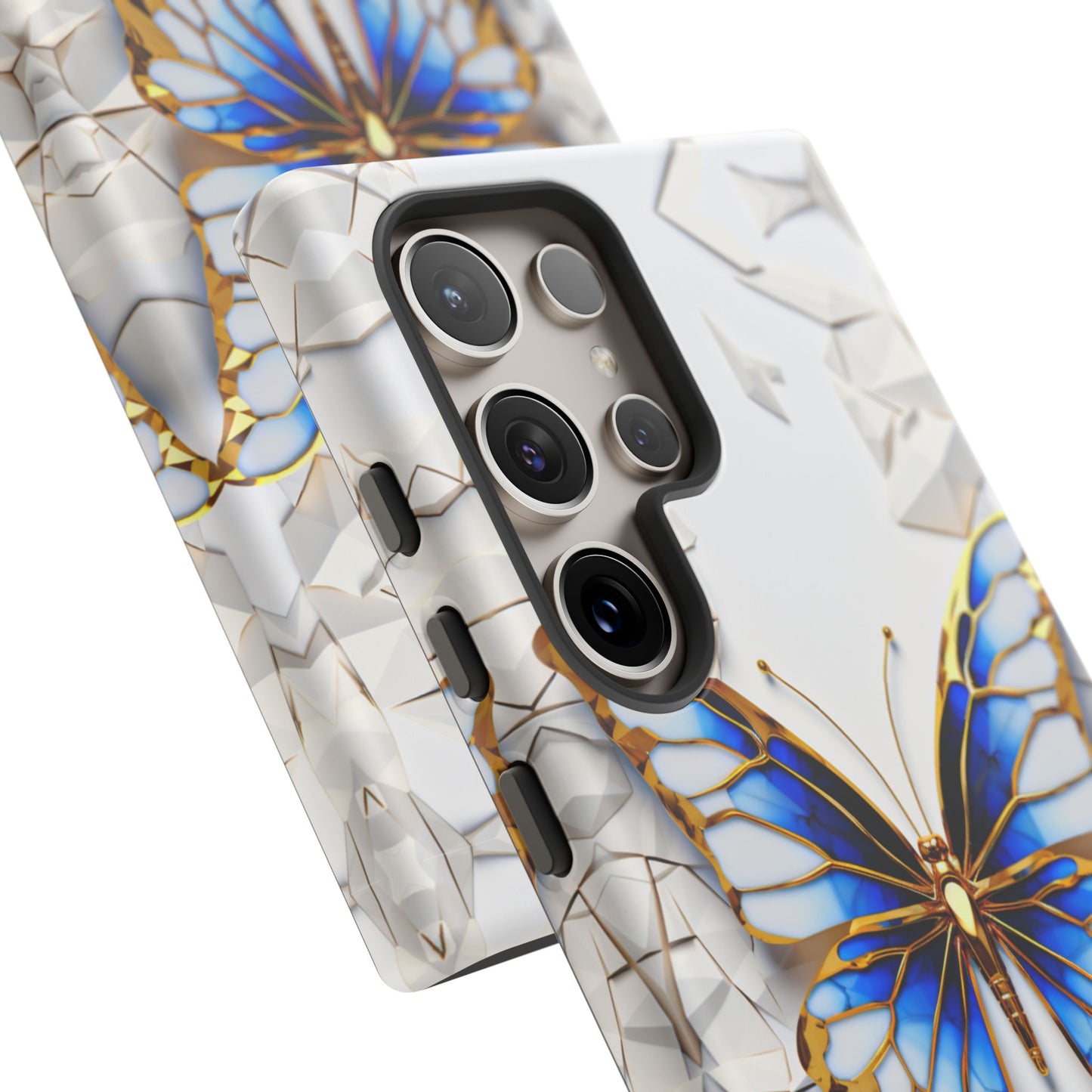 Sapphire Butterfly Samsung Galaxy S Tough Case