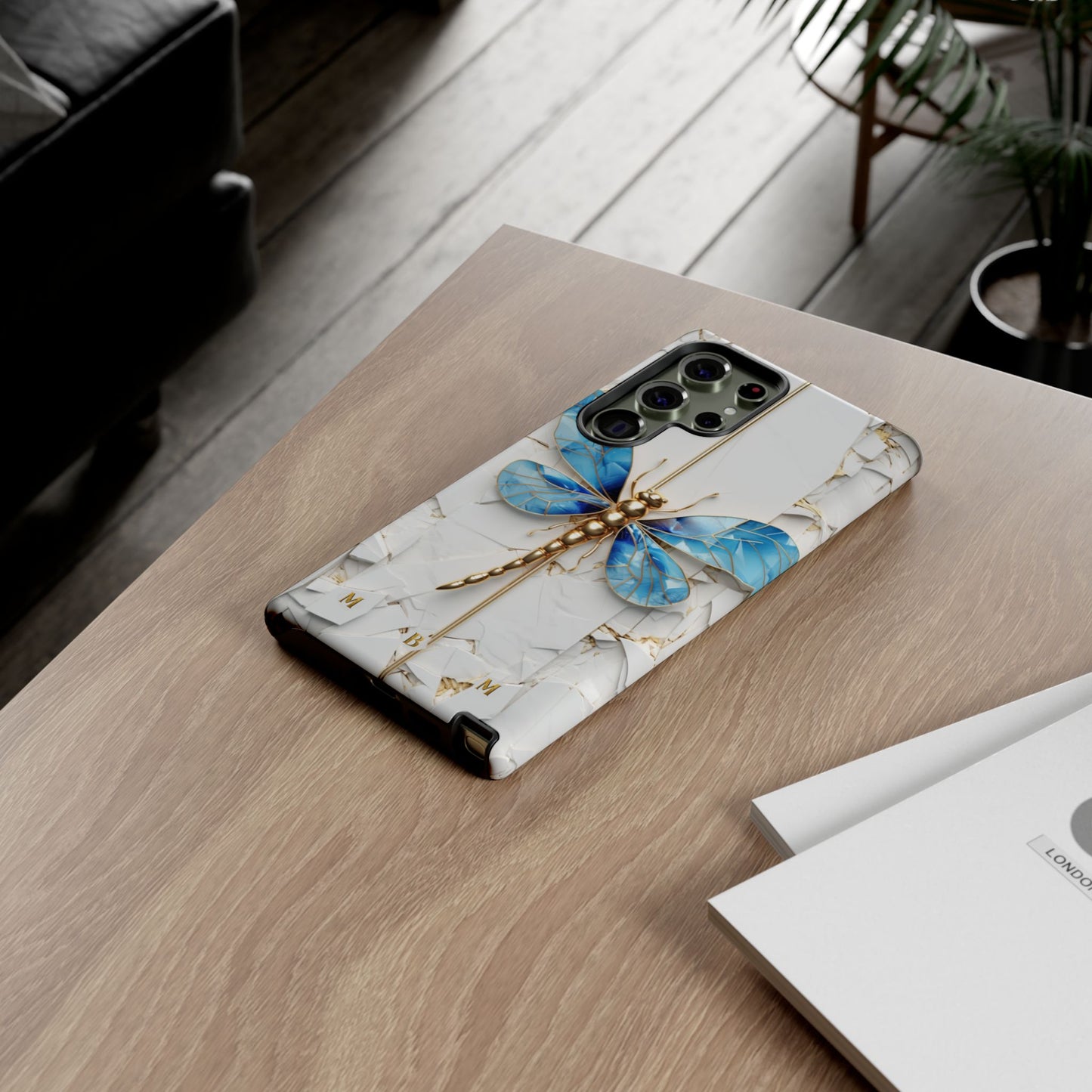 Dragonfly Blue Samsung Galaxy S Tough Case