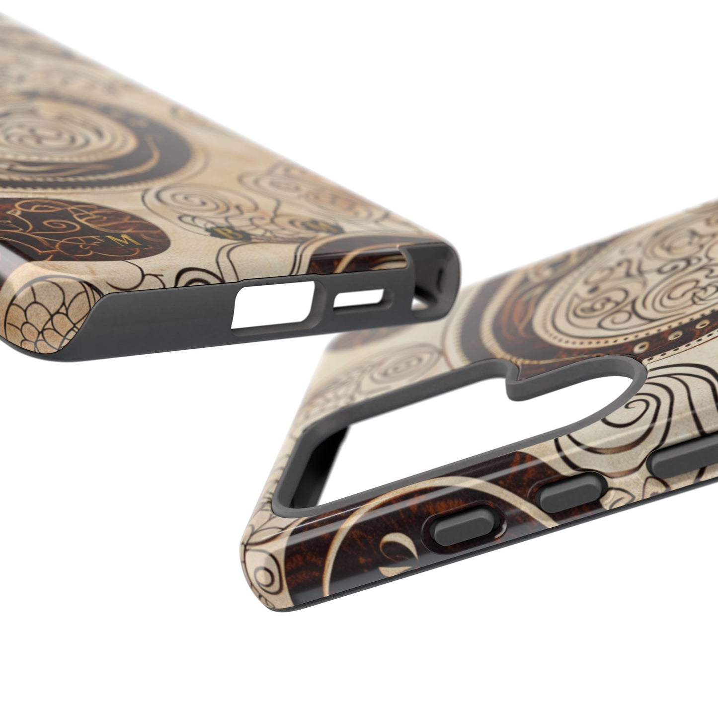 Sepia Scroll Samsung Galaxy S Tough Case