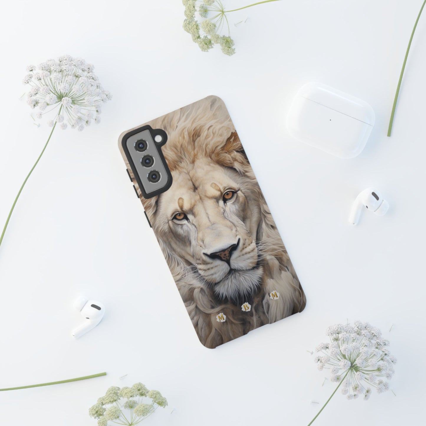 White Lion Samsung Galaxy S Tough Case