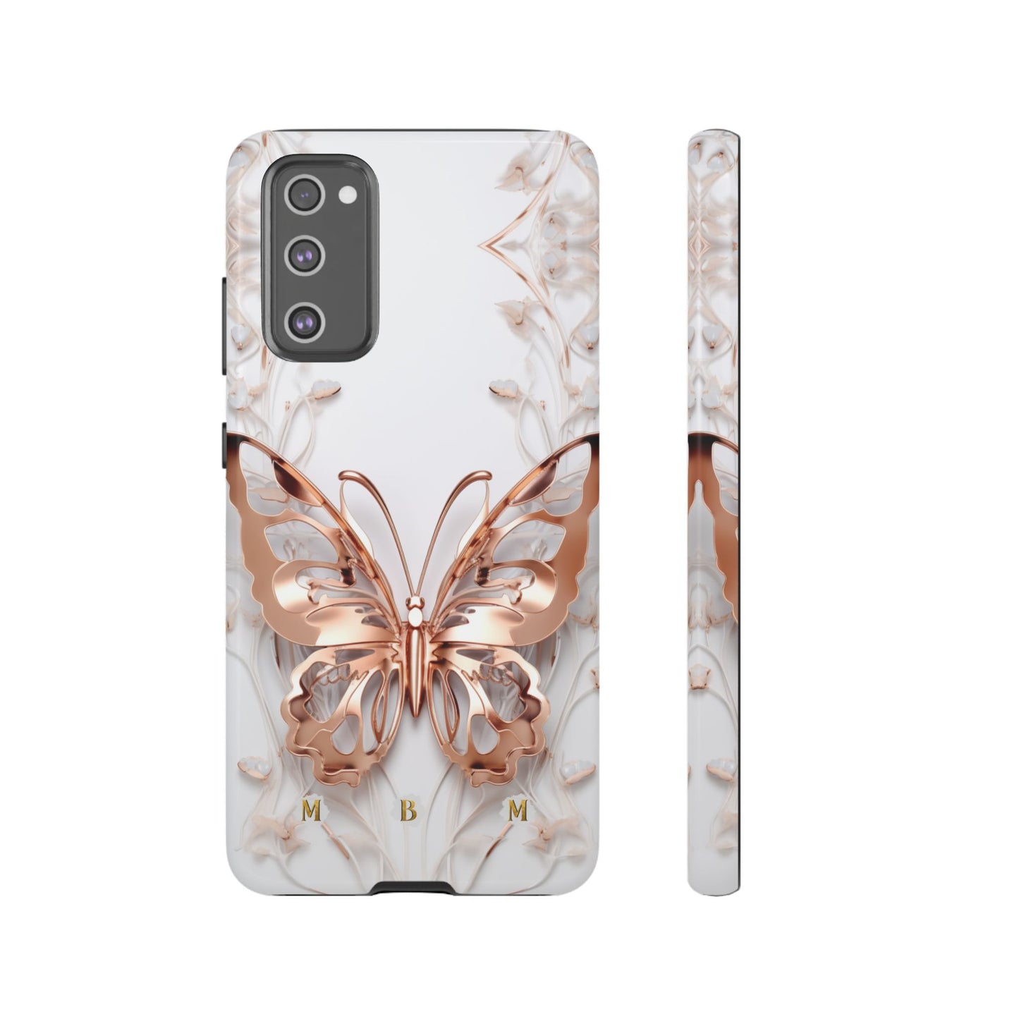 Rose Gold Butterfly Samsung Galaxy S Tough Case