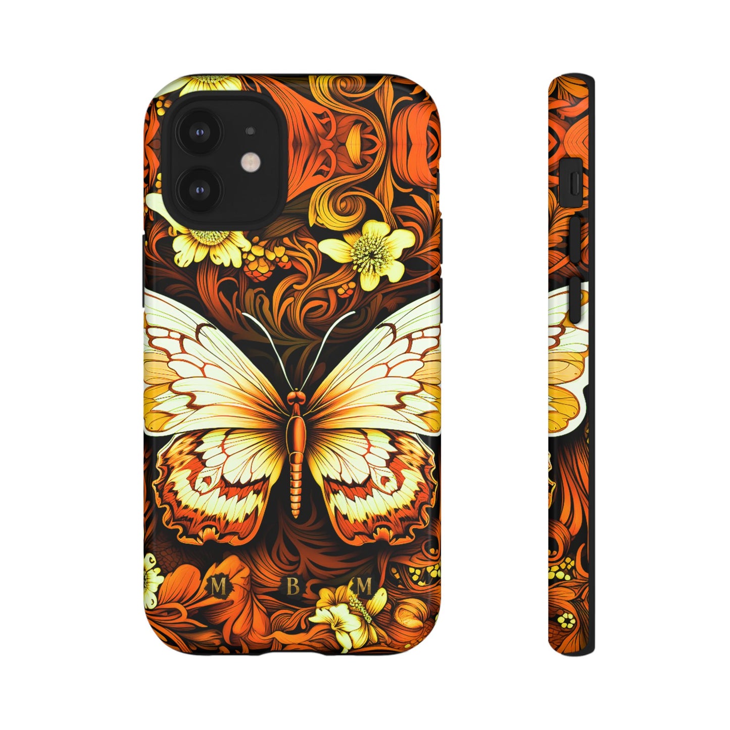 Vintage Orange iPhone Tough Case