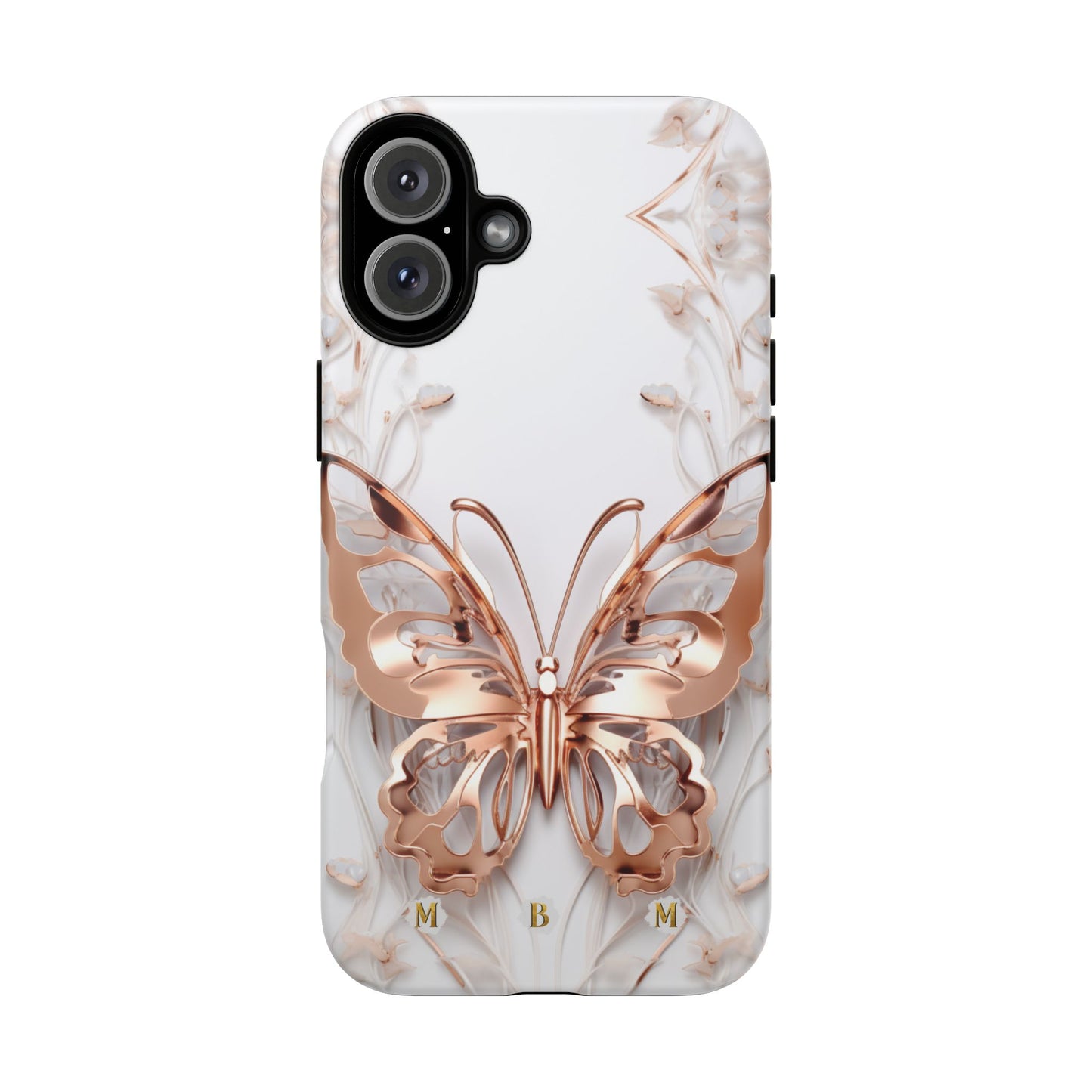 Rose Gold Butterfly iPhone Case