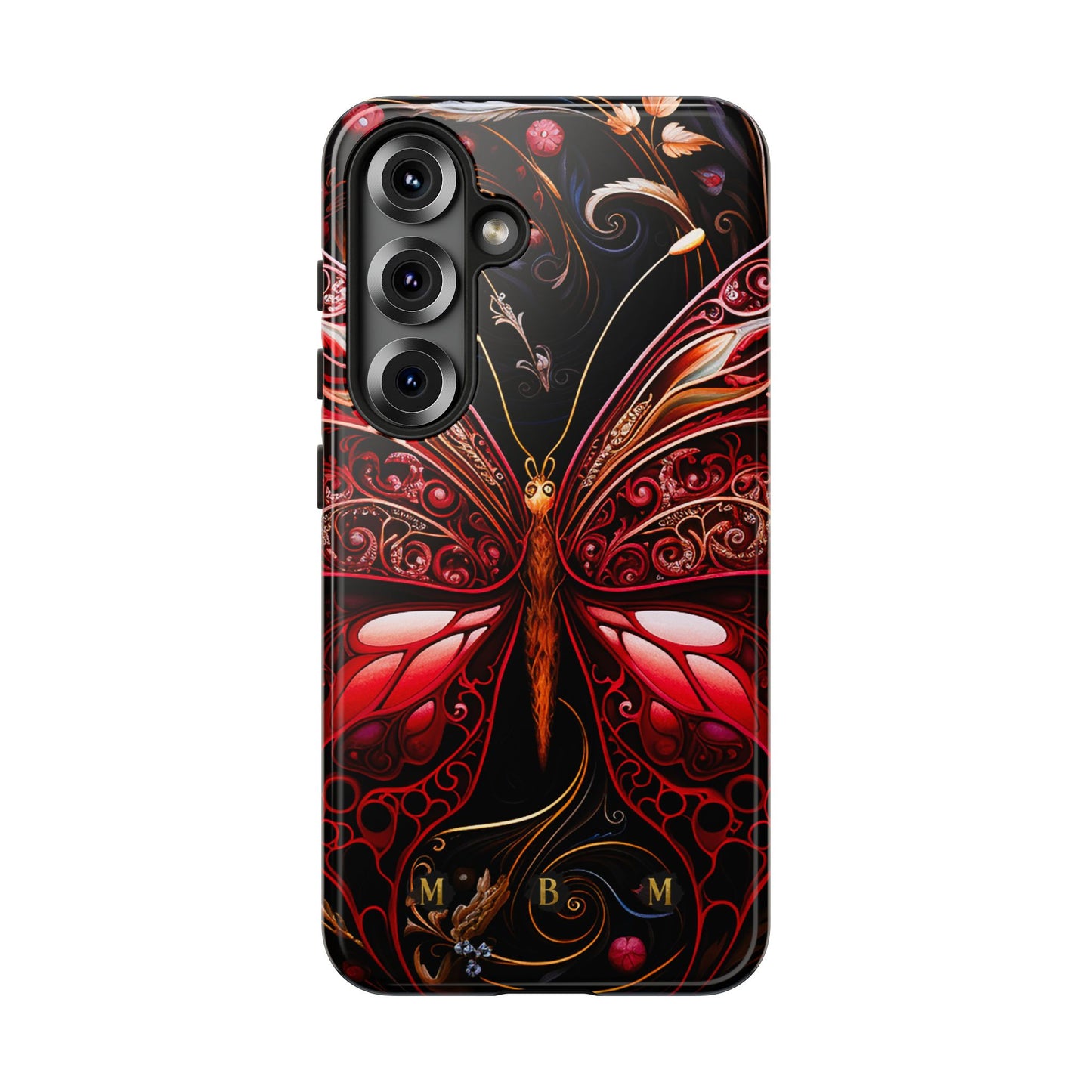 Red Butterfly Samsung Galaxy S Tough Case