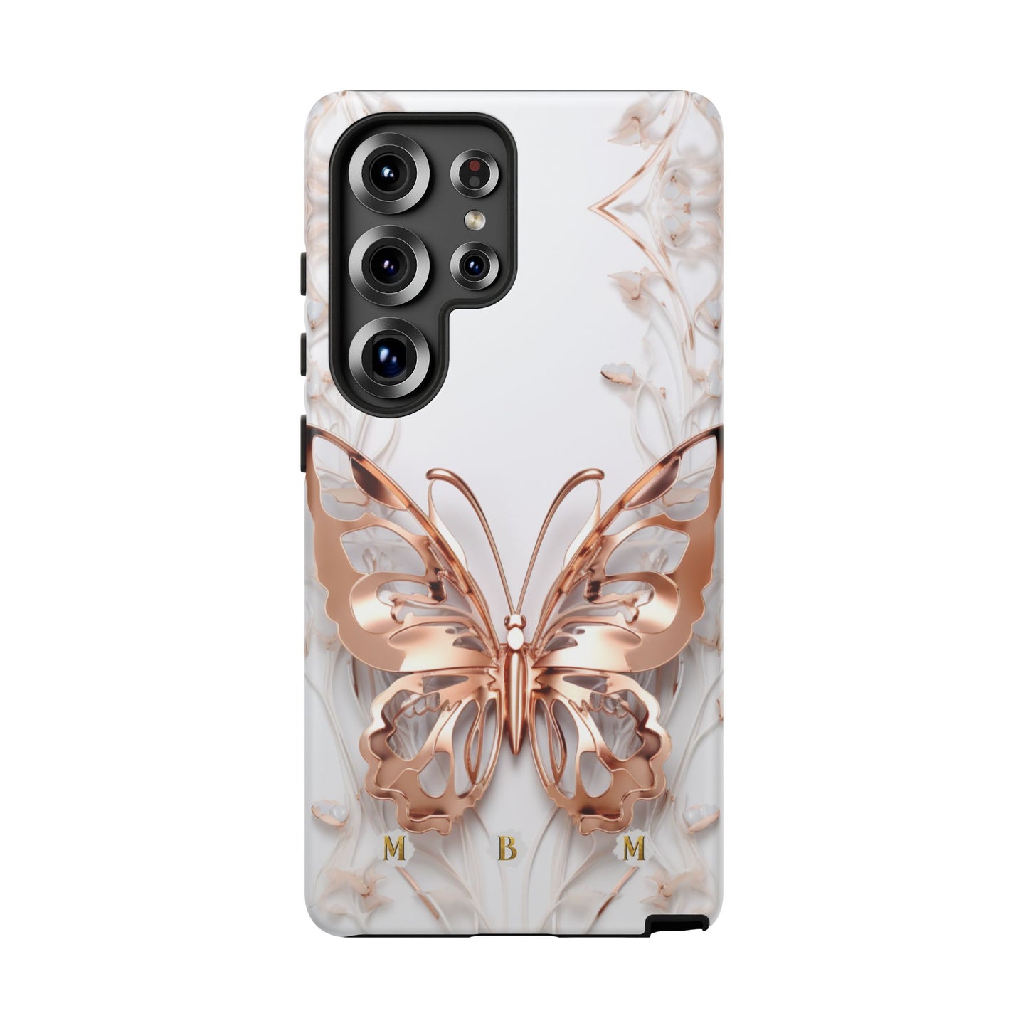 Rose Gold Butterfly Samsung Galaxy S Tough Case