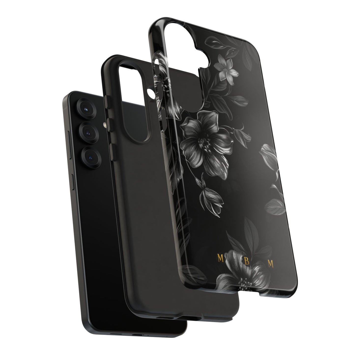 Midnight Flora Samsung Galaxy S Tough Case