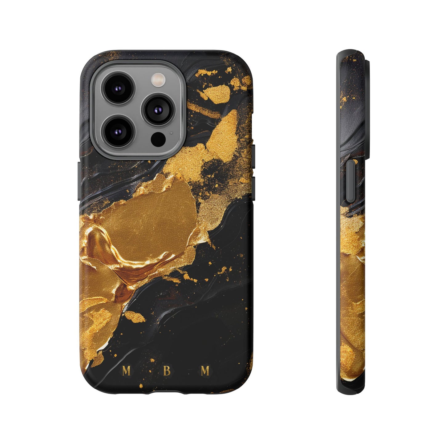 Black Gold iPhone Tough Case