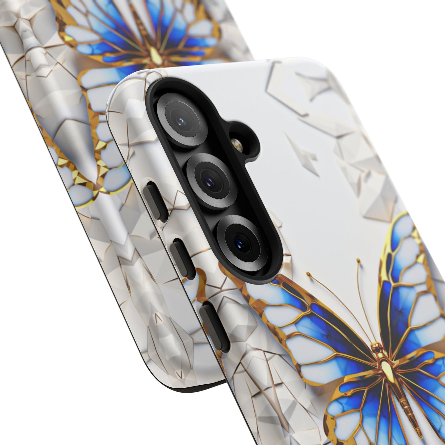 Sapphire Butterfly Samsung Galaxy S Tough Case