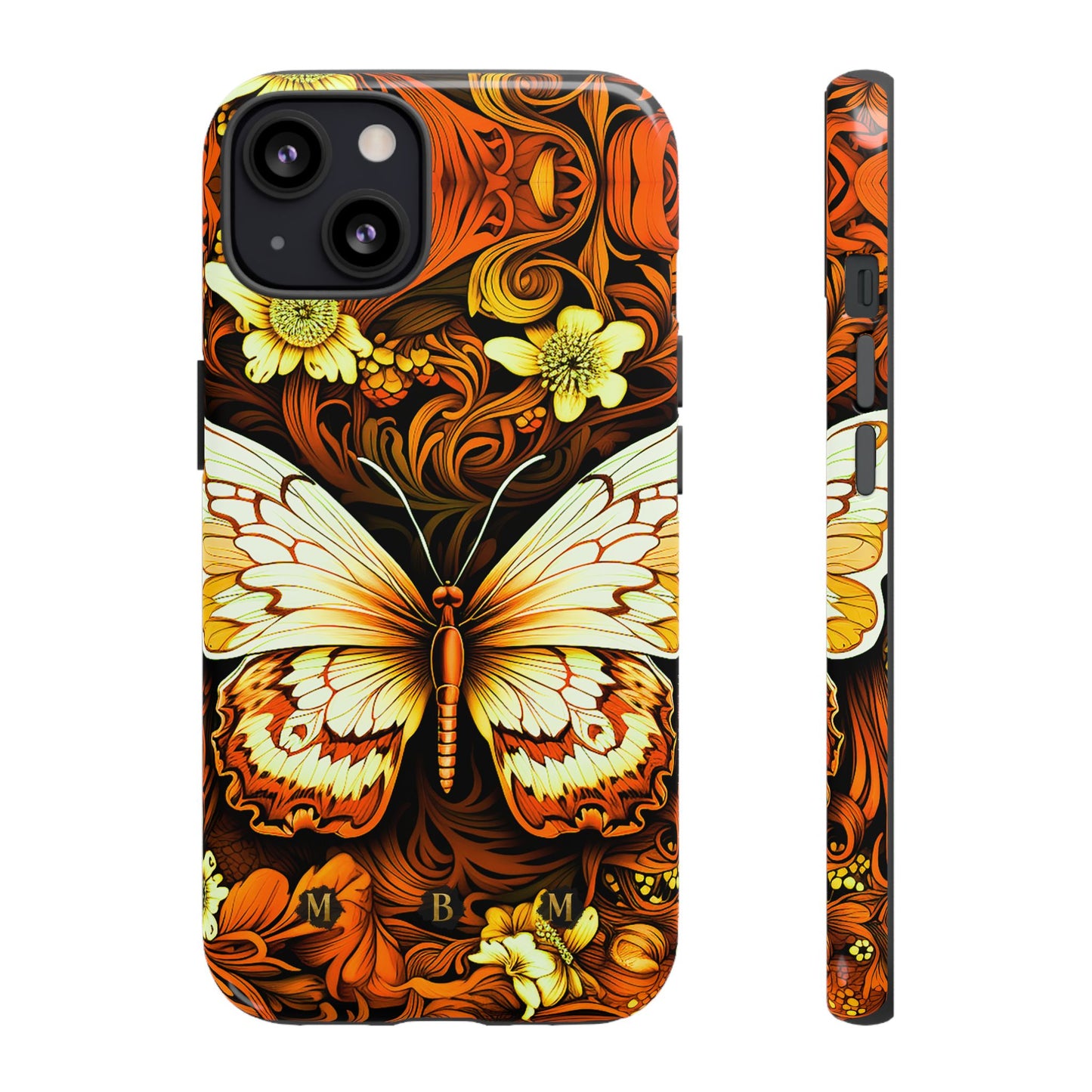 Vintage Orange iPhone Tough Case