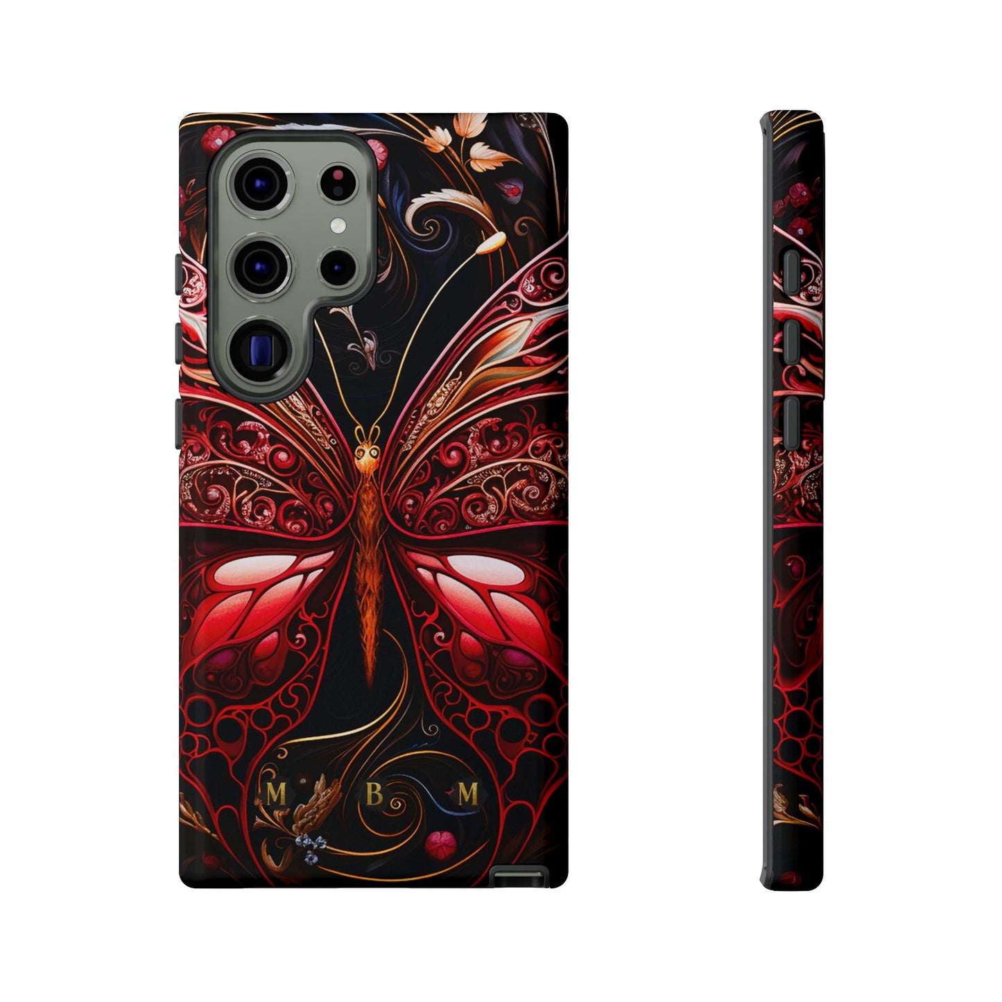 Red Butterfly Samsung Galaxy S Tough Case