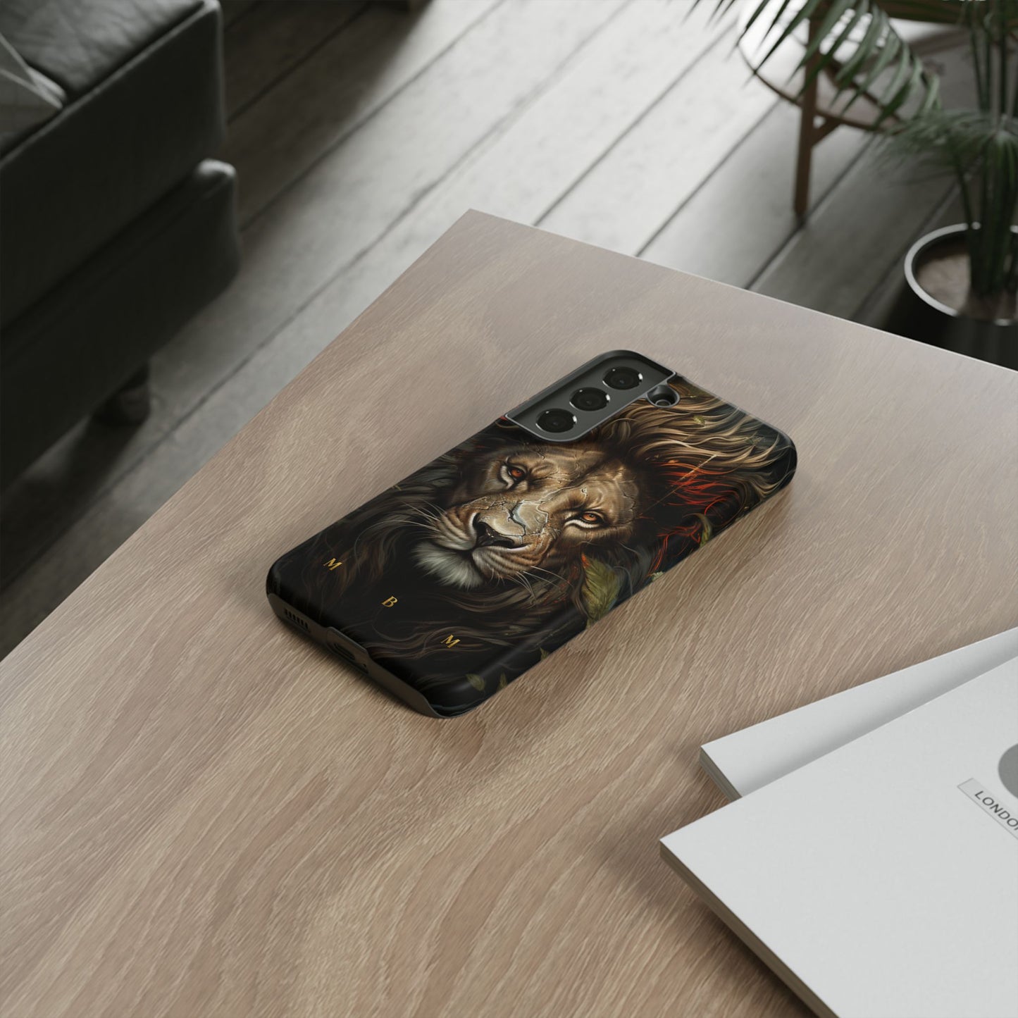 Dark Lion Samsung Galaxy S Tough Case