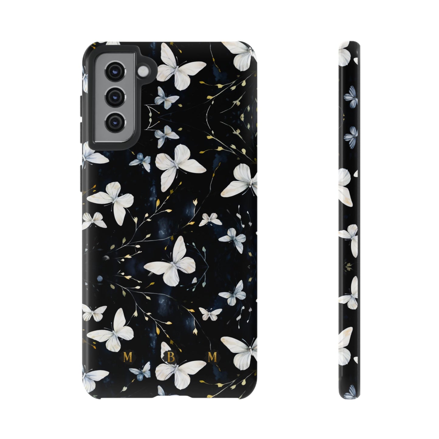 White Butterflies Samsung Galaxy S Tough Case