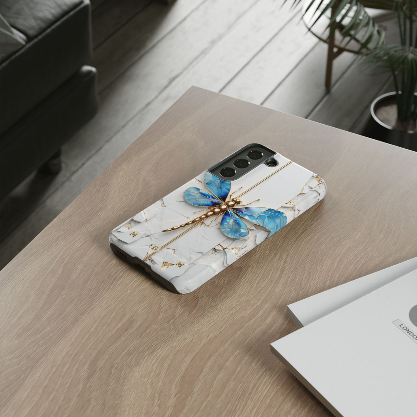 Dragonfly Blue Samsung Galaxy S Tough Case