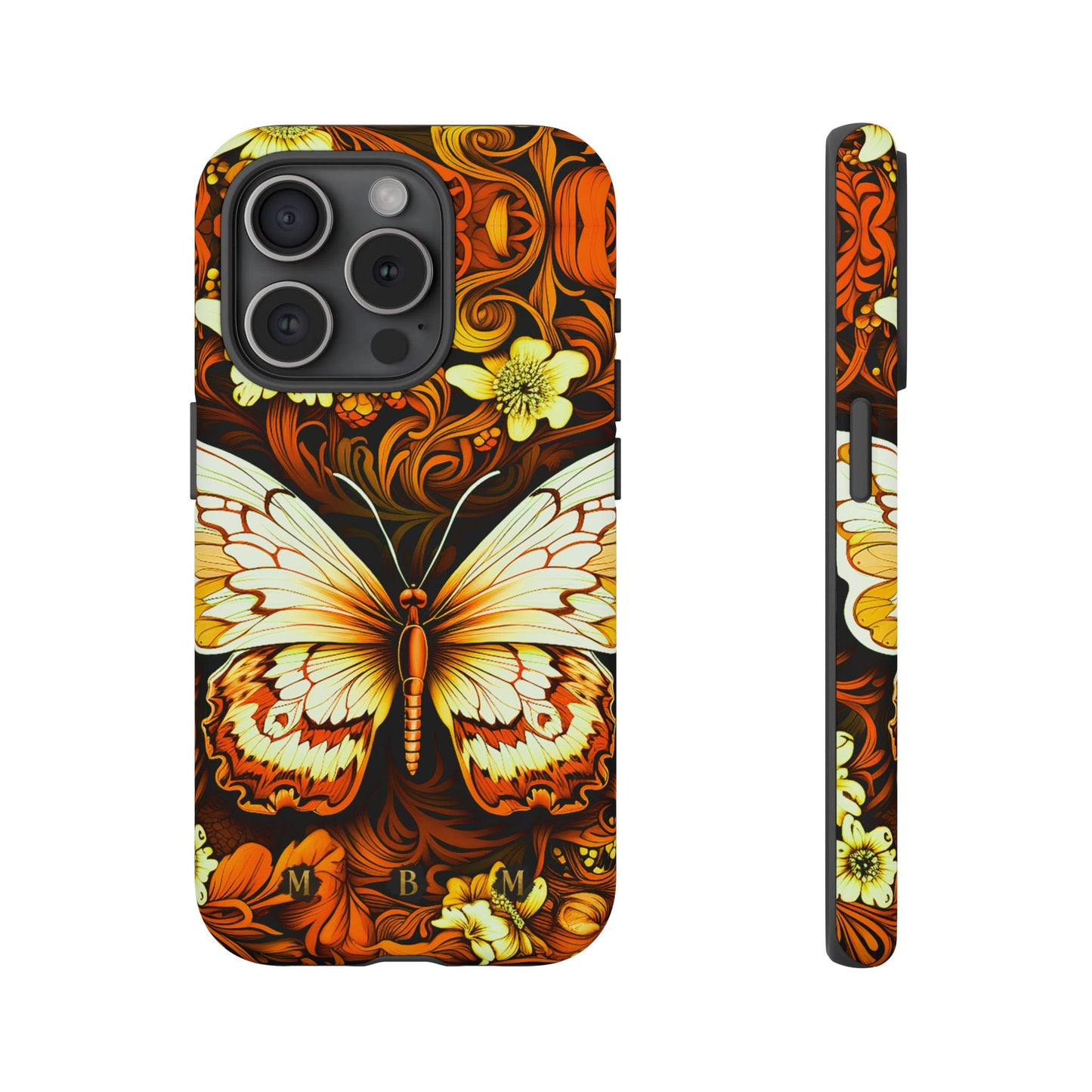 Vintage Orange iPhone Tough Case