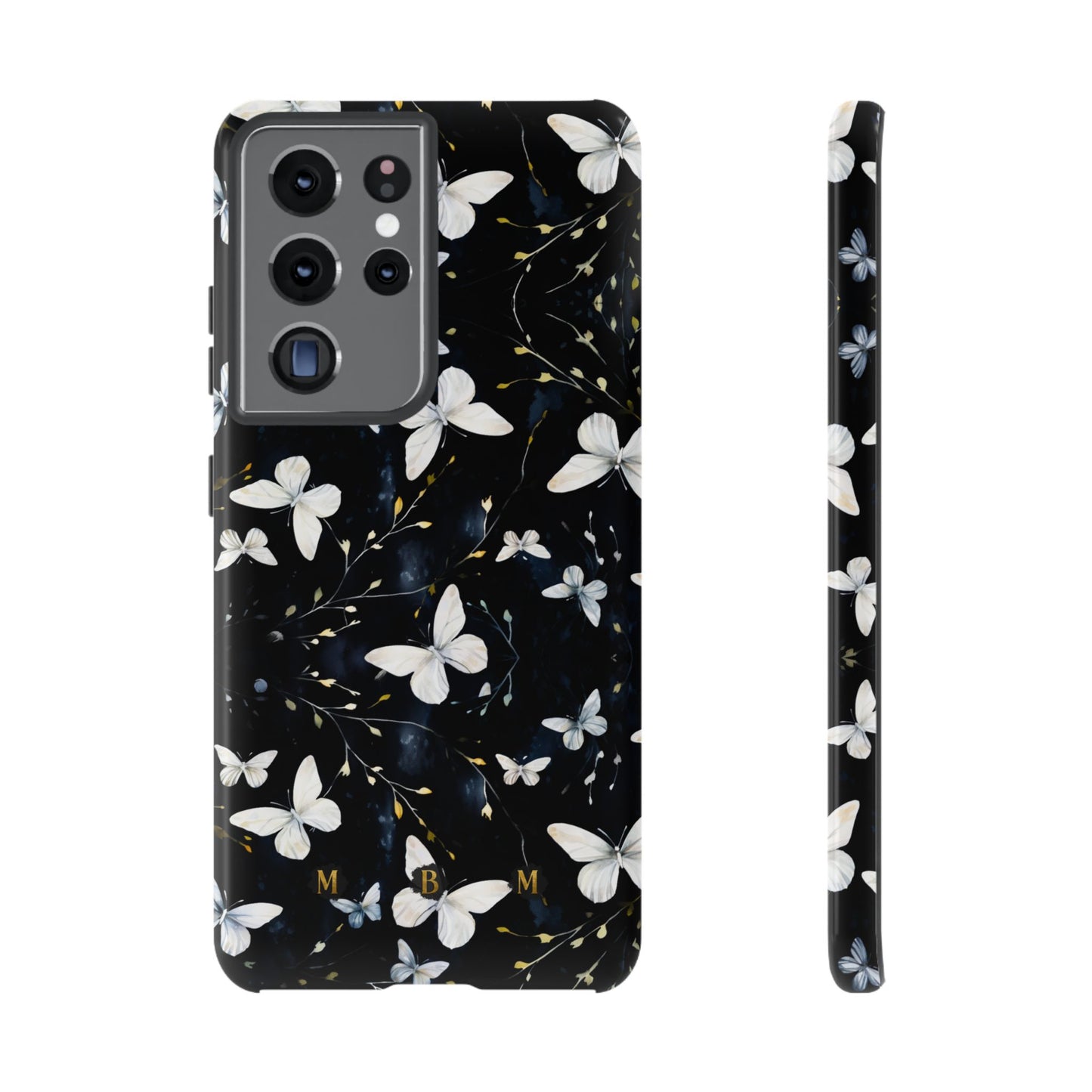 White Butterflies Samsung Galaxy S Tough Case