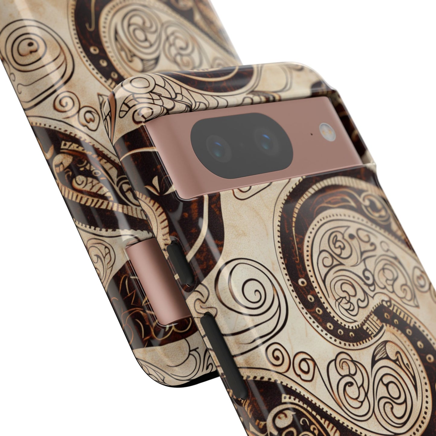 Sepia Scroll Google Pixel Tough Case