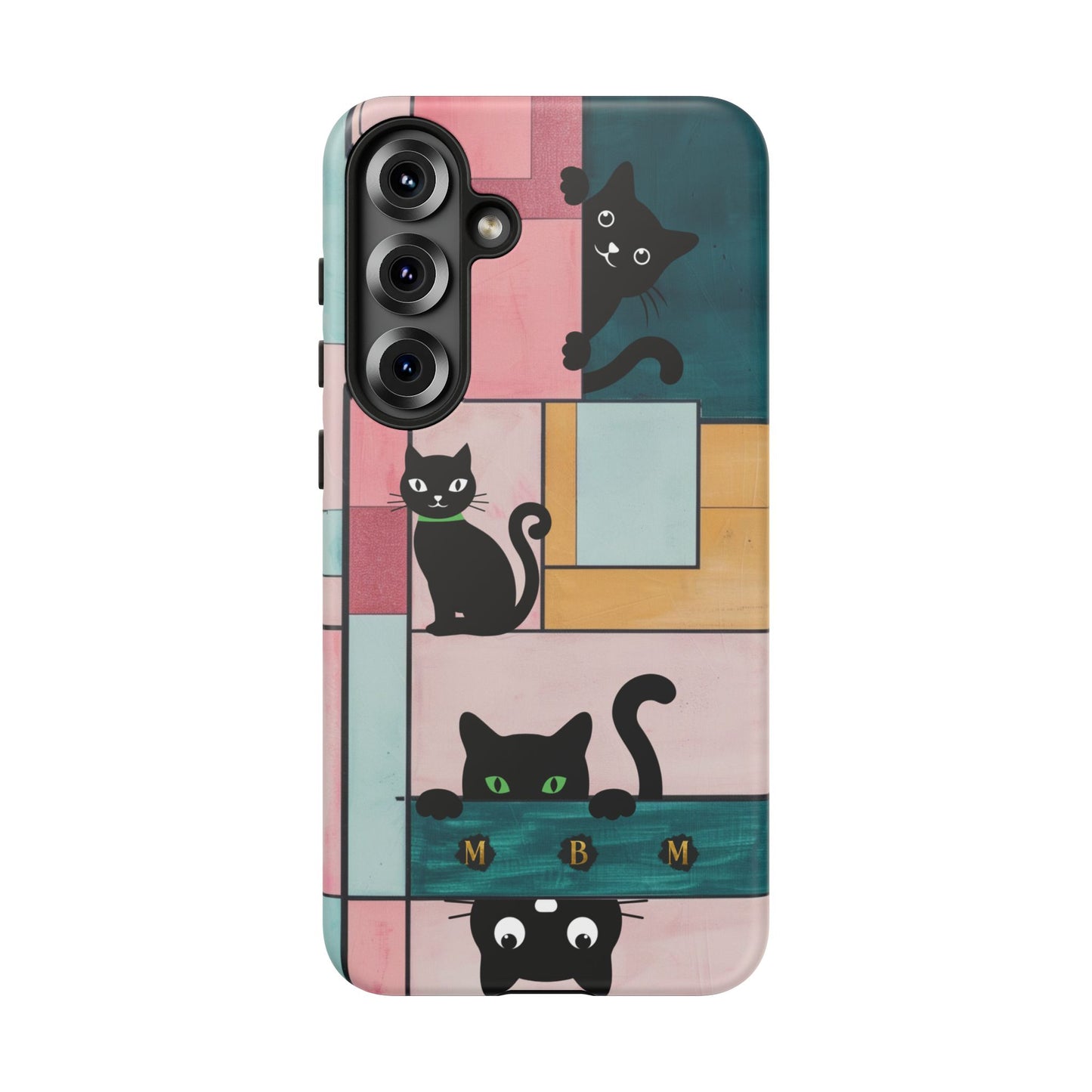Block Cats Samsung Galaxy S Tough Case