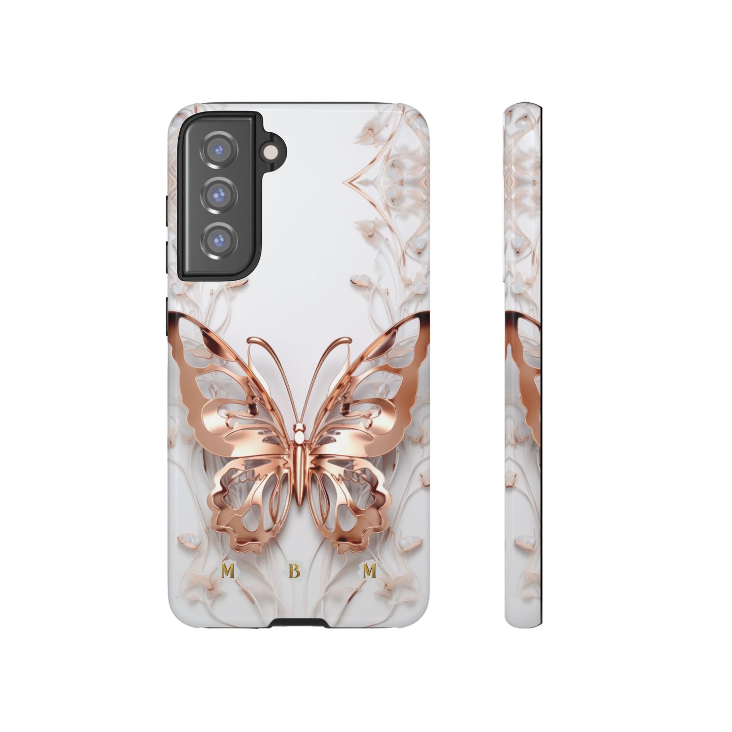 Rose Gold Butterfly Samsung Galaxy S Tough Case