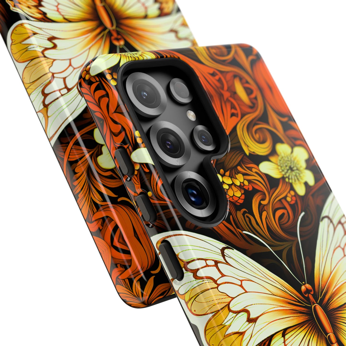 Vintage Orange Samsung Galaxy S Tough Case