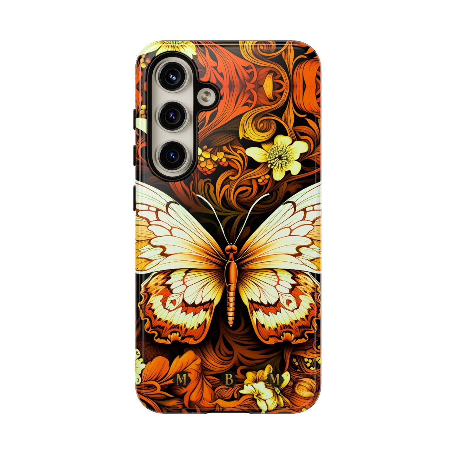 Vintage Orange Samsung Galaxy S Tough Case