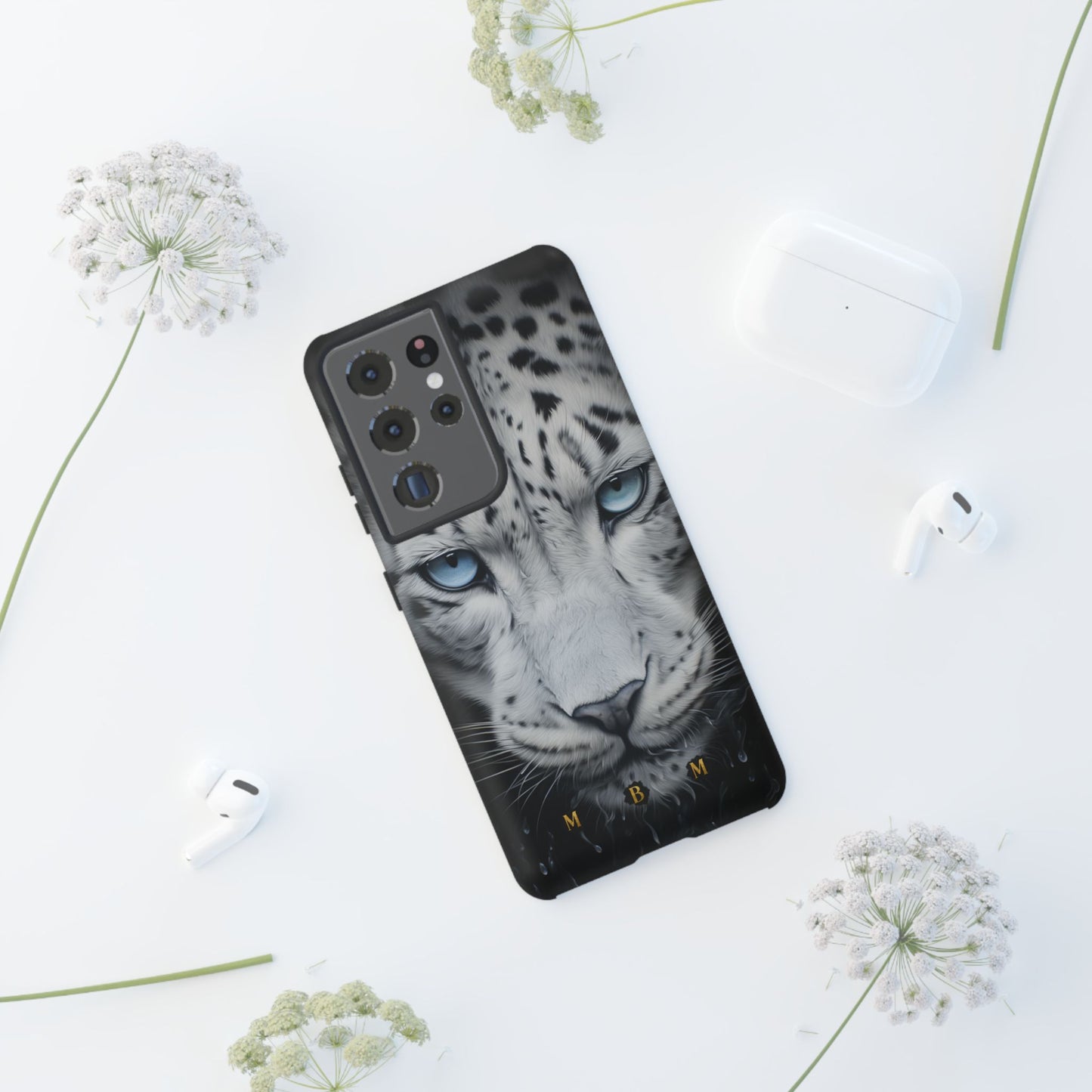 White Leopard Samsung Galaxy S Tough Case