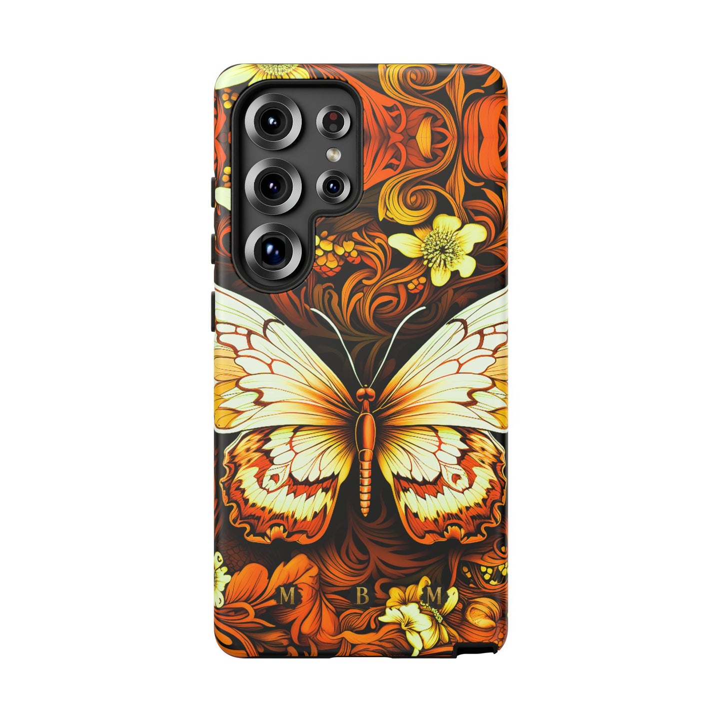 Vintage Orange Samsung Galaxy S Tough Case