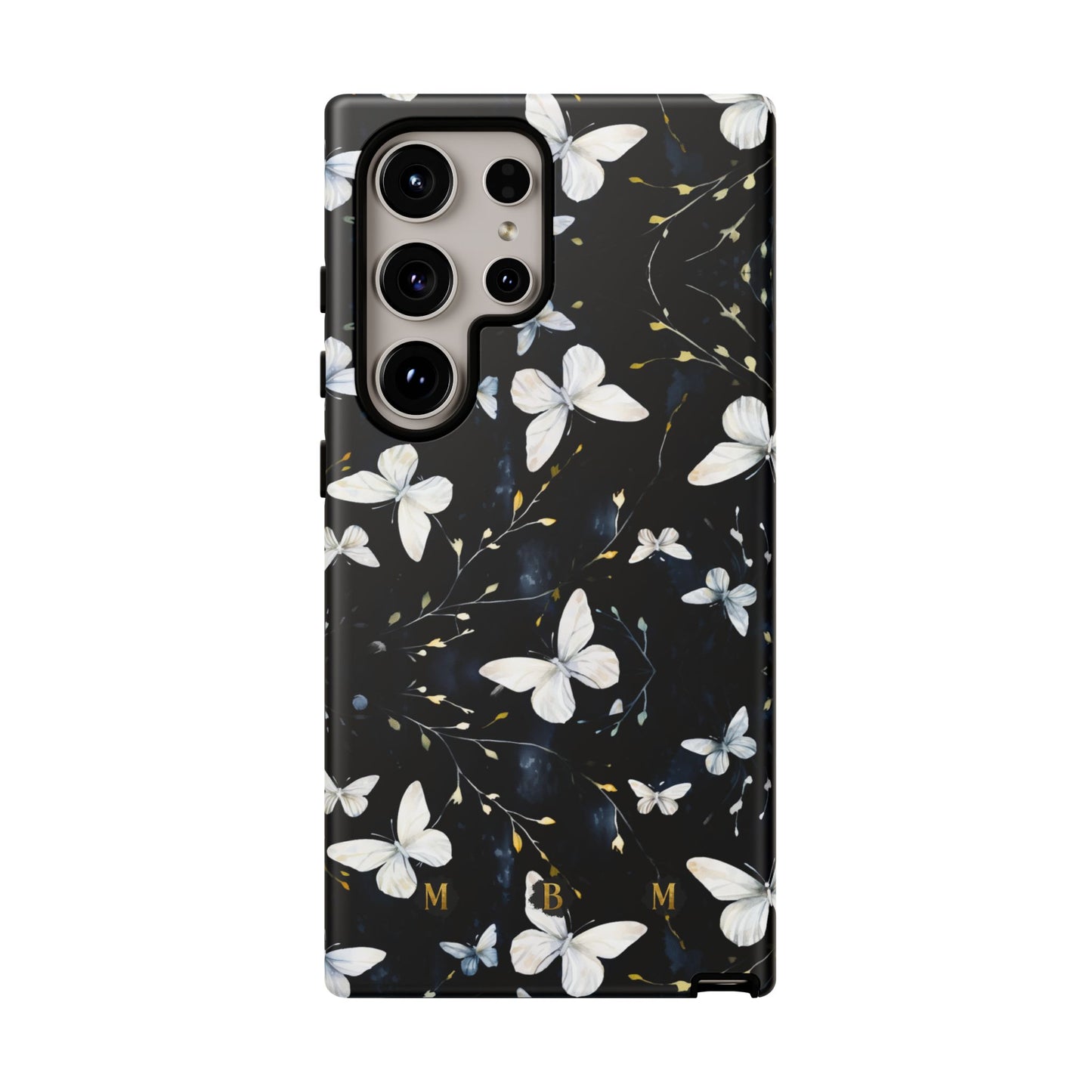 White Butterflies Samsung Galaxy S Tough Case