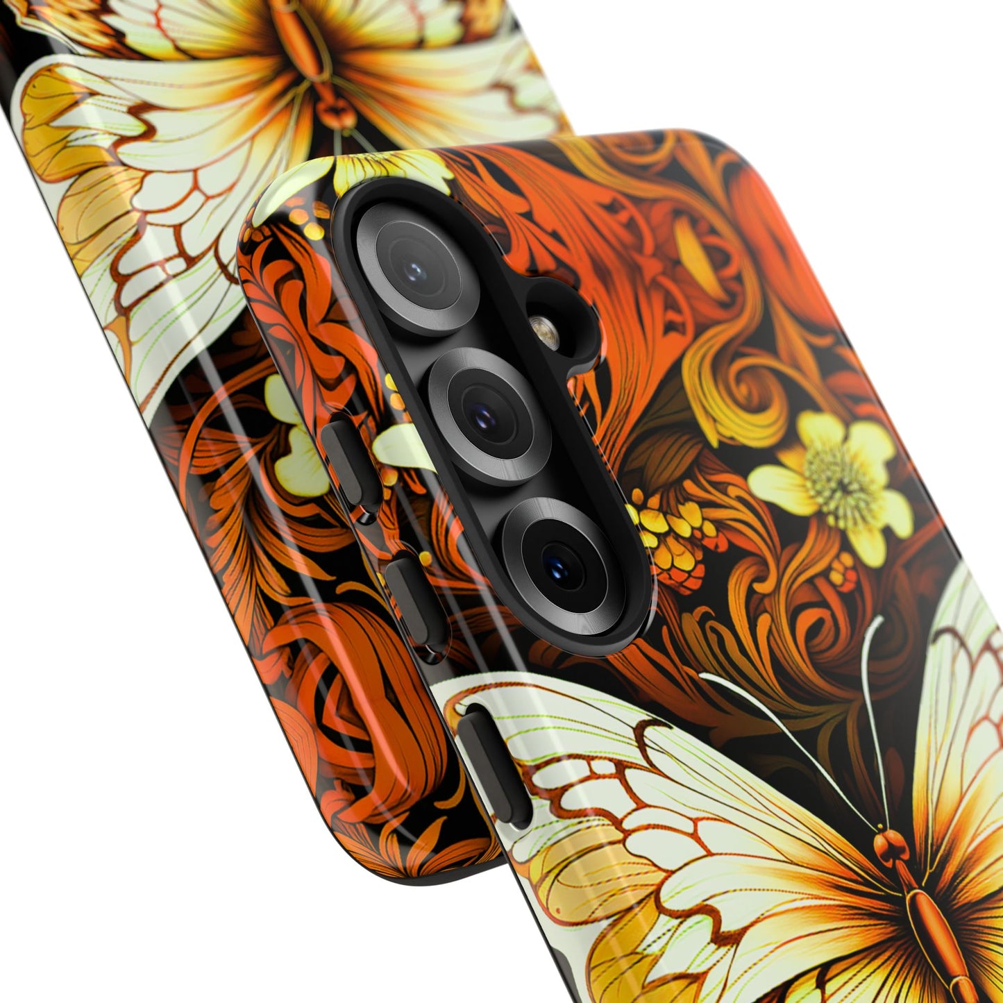 Vintage Orange Samsung Galaxy S Tough Case