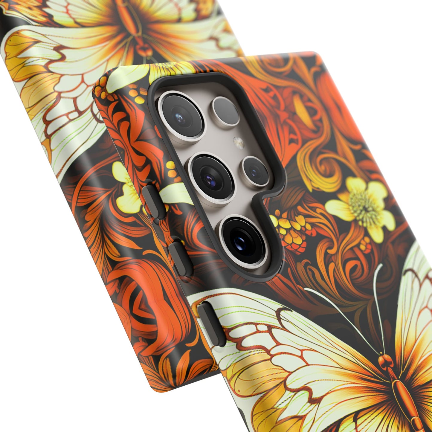 Vintage Orange Samsung Galaxy S Tough Case