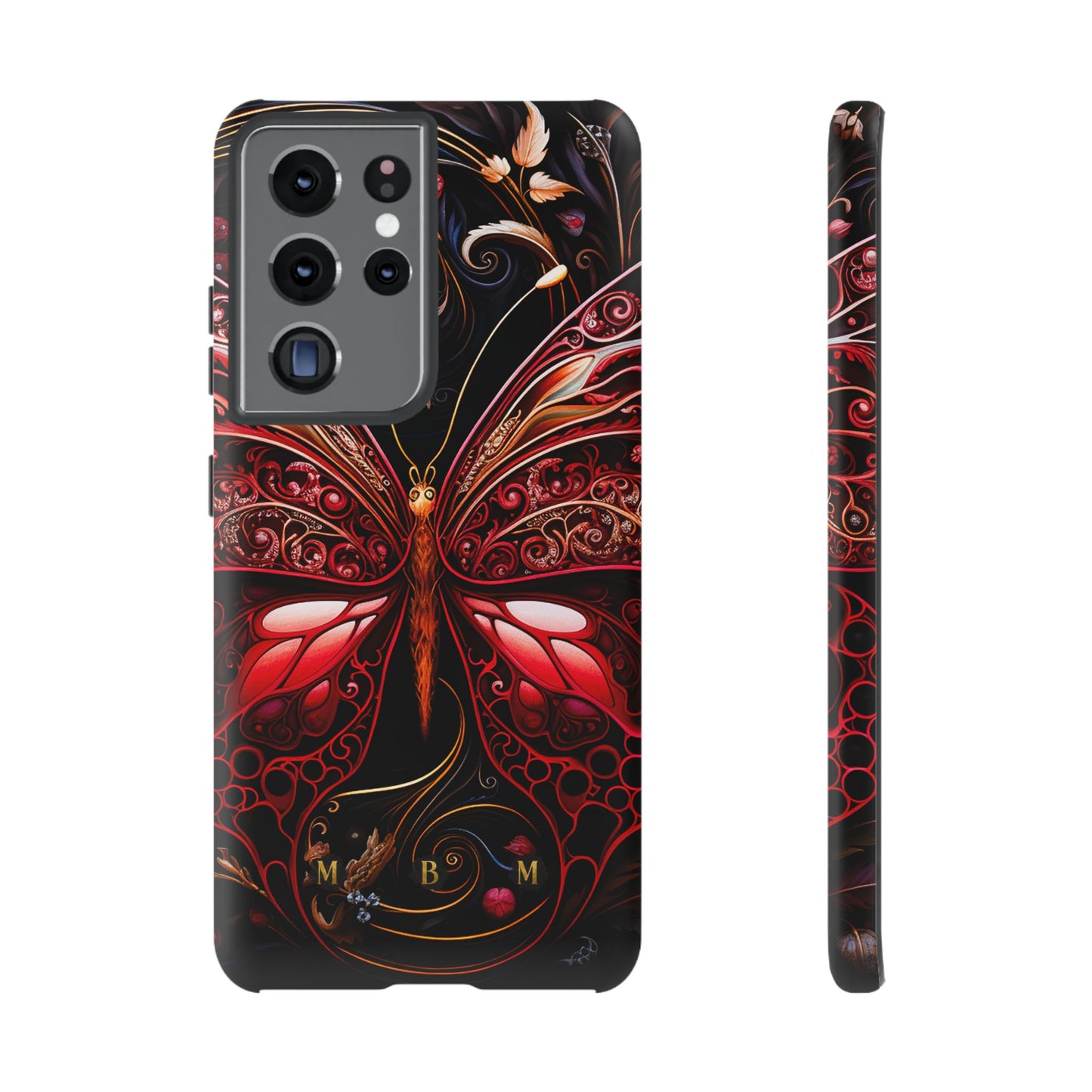 Red Butterfly Samsung Galaxy S Tough Case